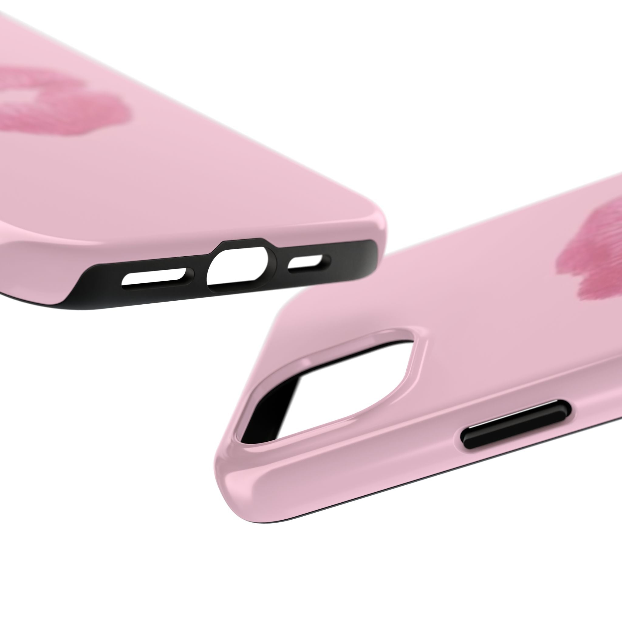 Pink Kissy Lips Phone Cases