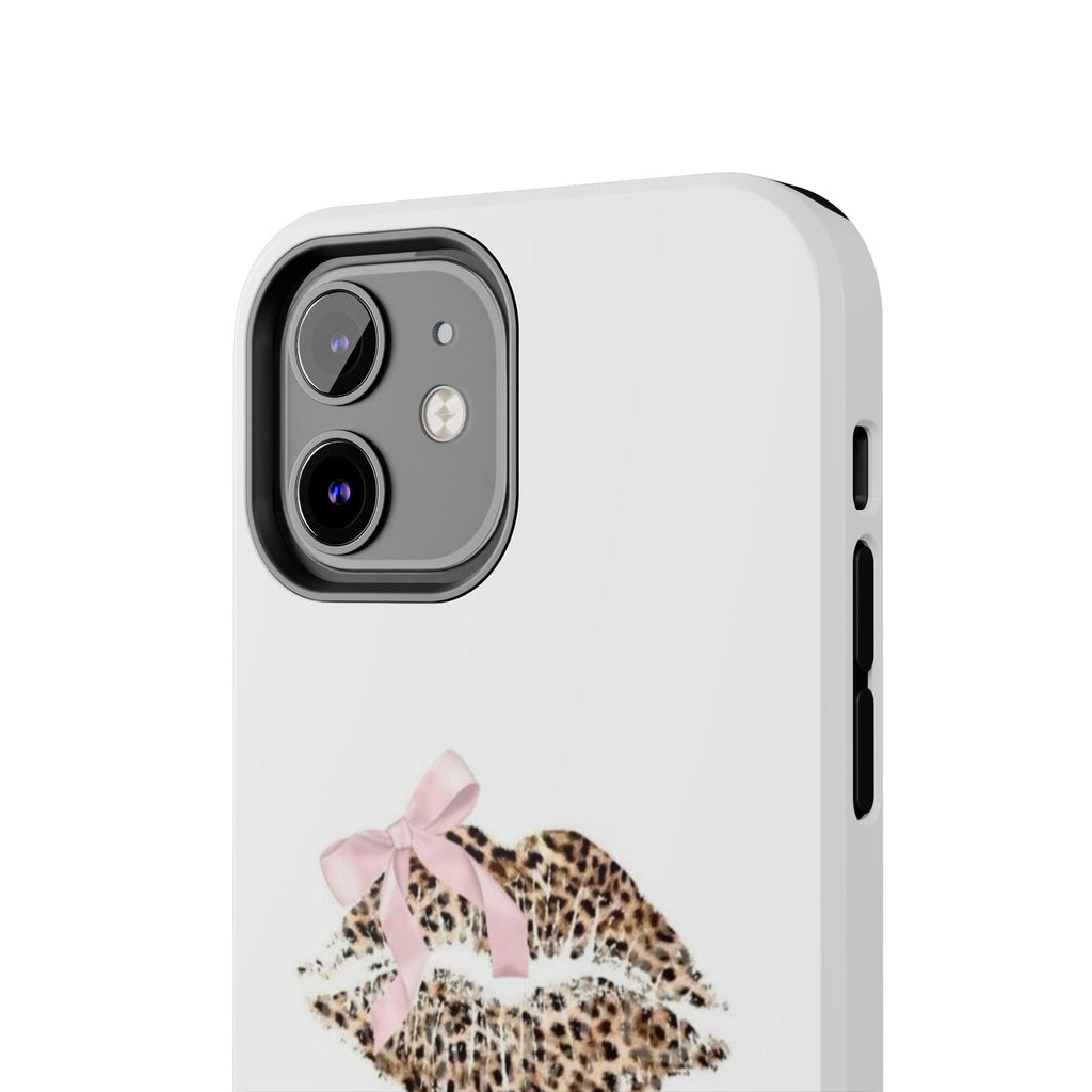 Leopard Kissy Lips Phone Cases