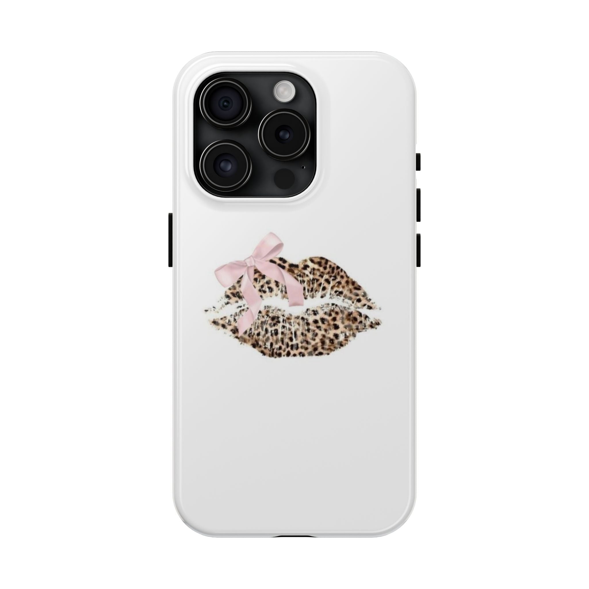 Leopard Kissy Lips Phone Cases