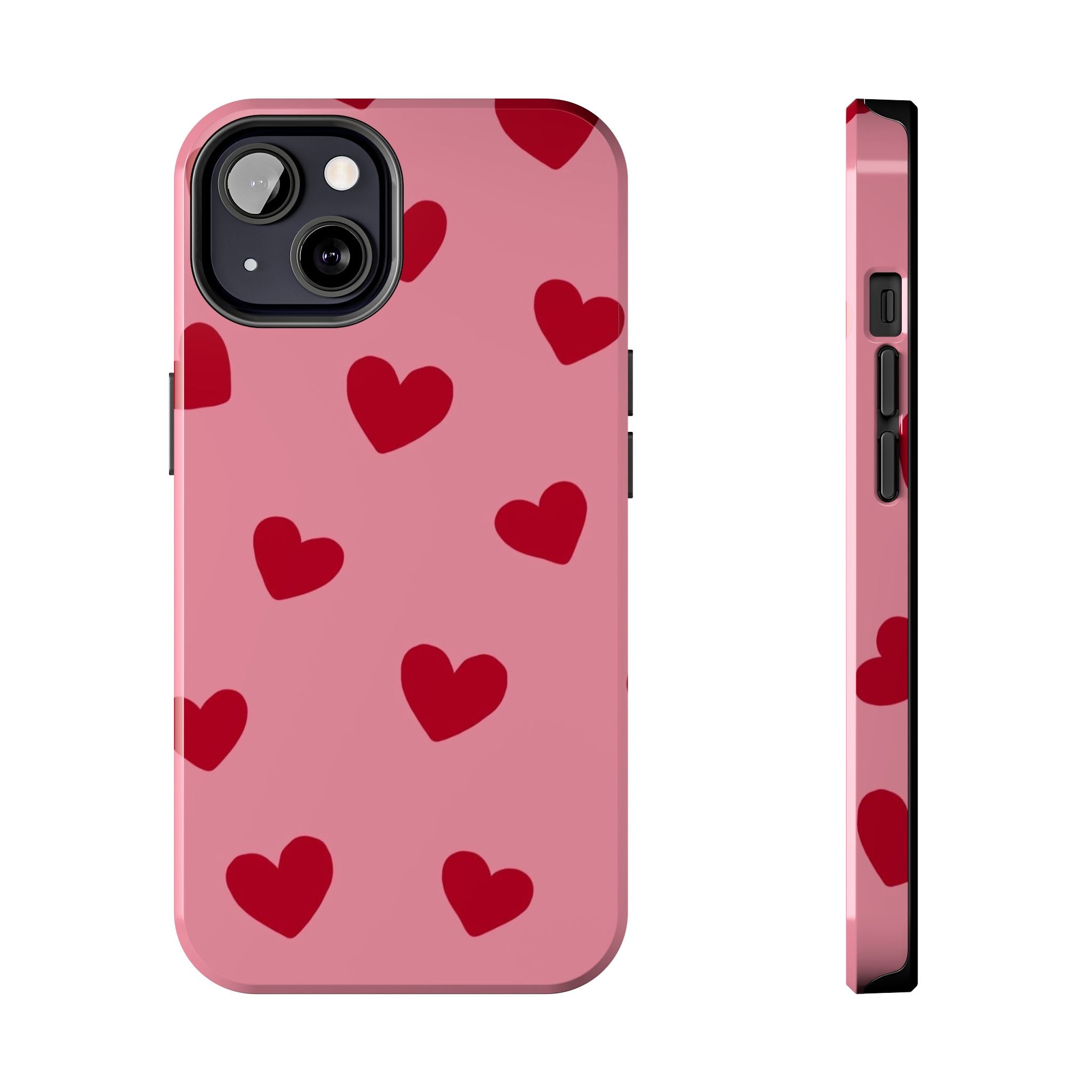 Red heart Phone Cases