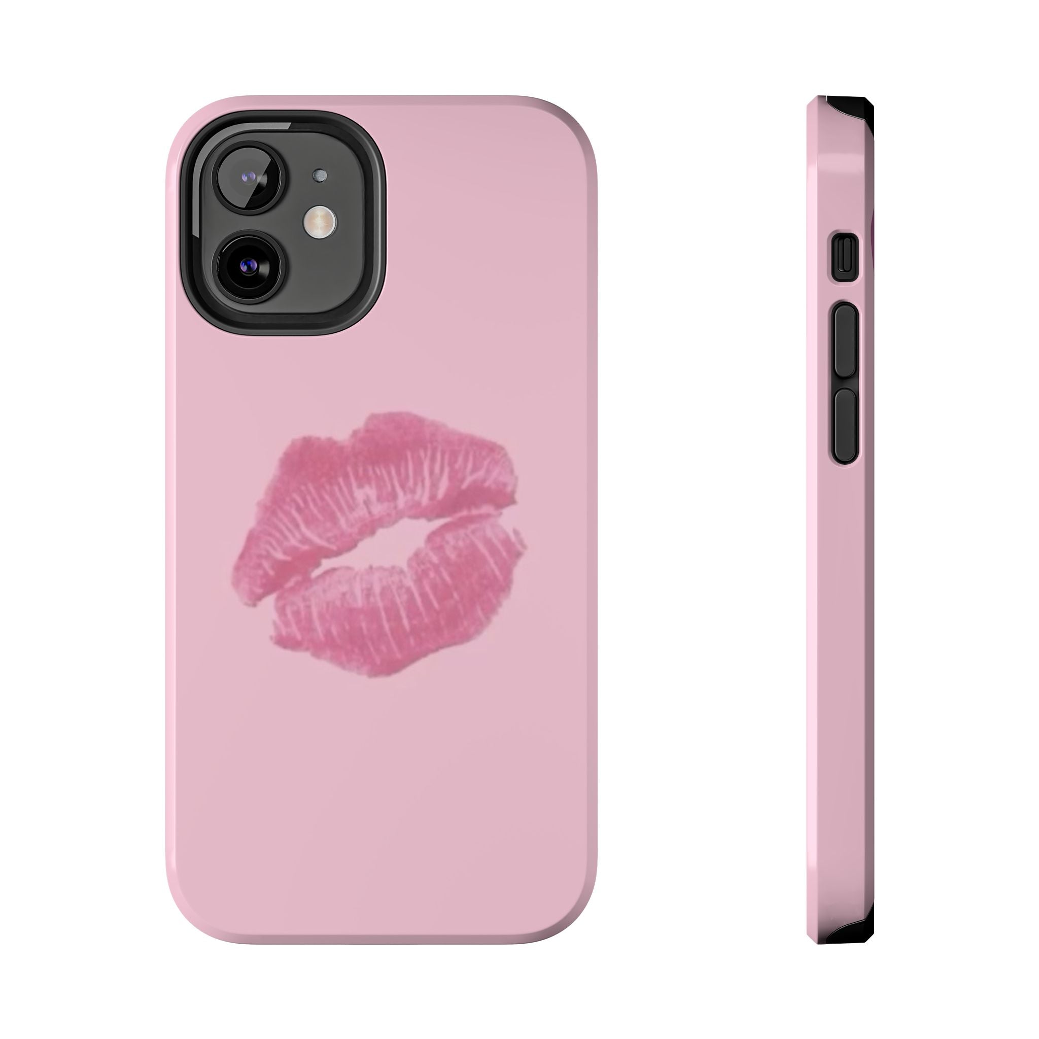 Pink Kissy Lips Phone Cases