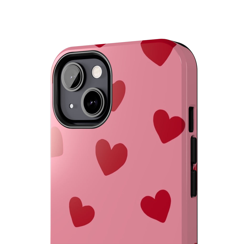Red heart Phone Cases
