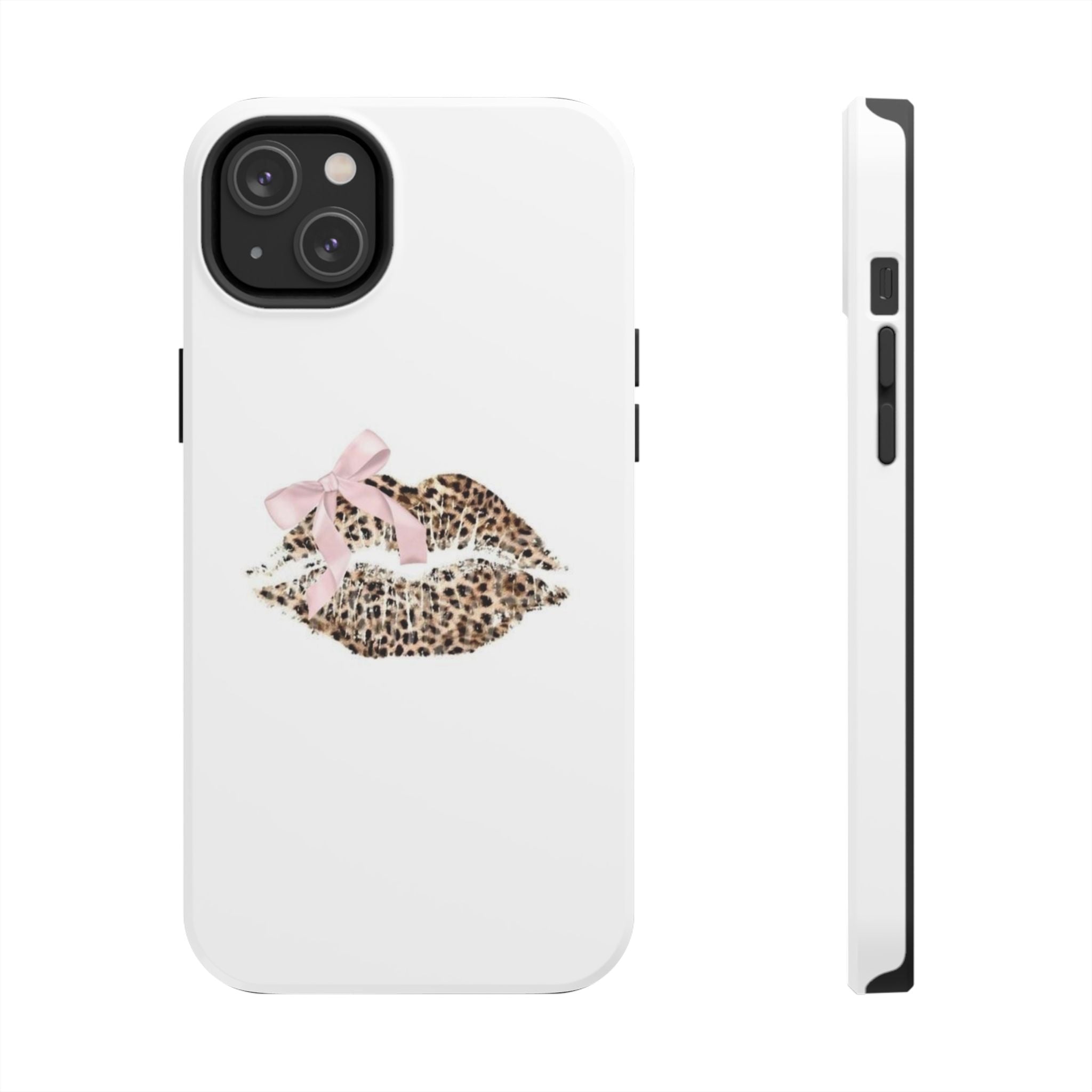Leopard Kissy Lips Phone Cases