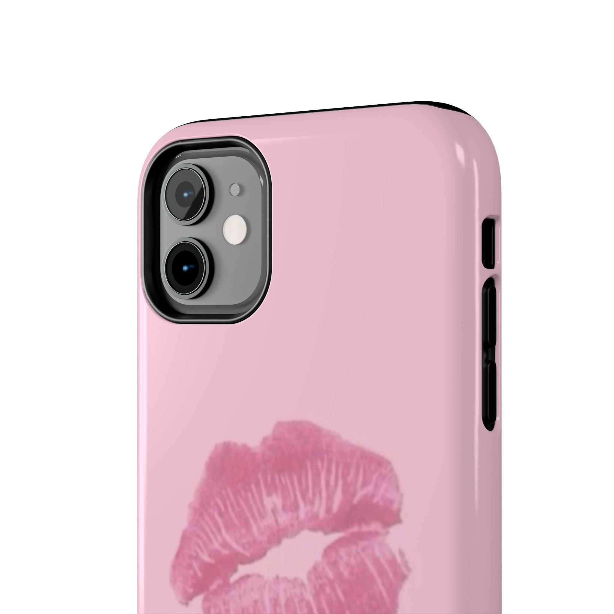 Pink Kissy Lips Phone Cases