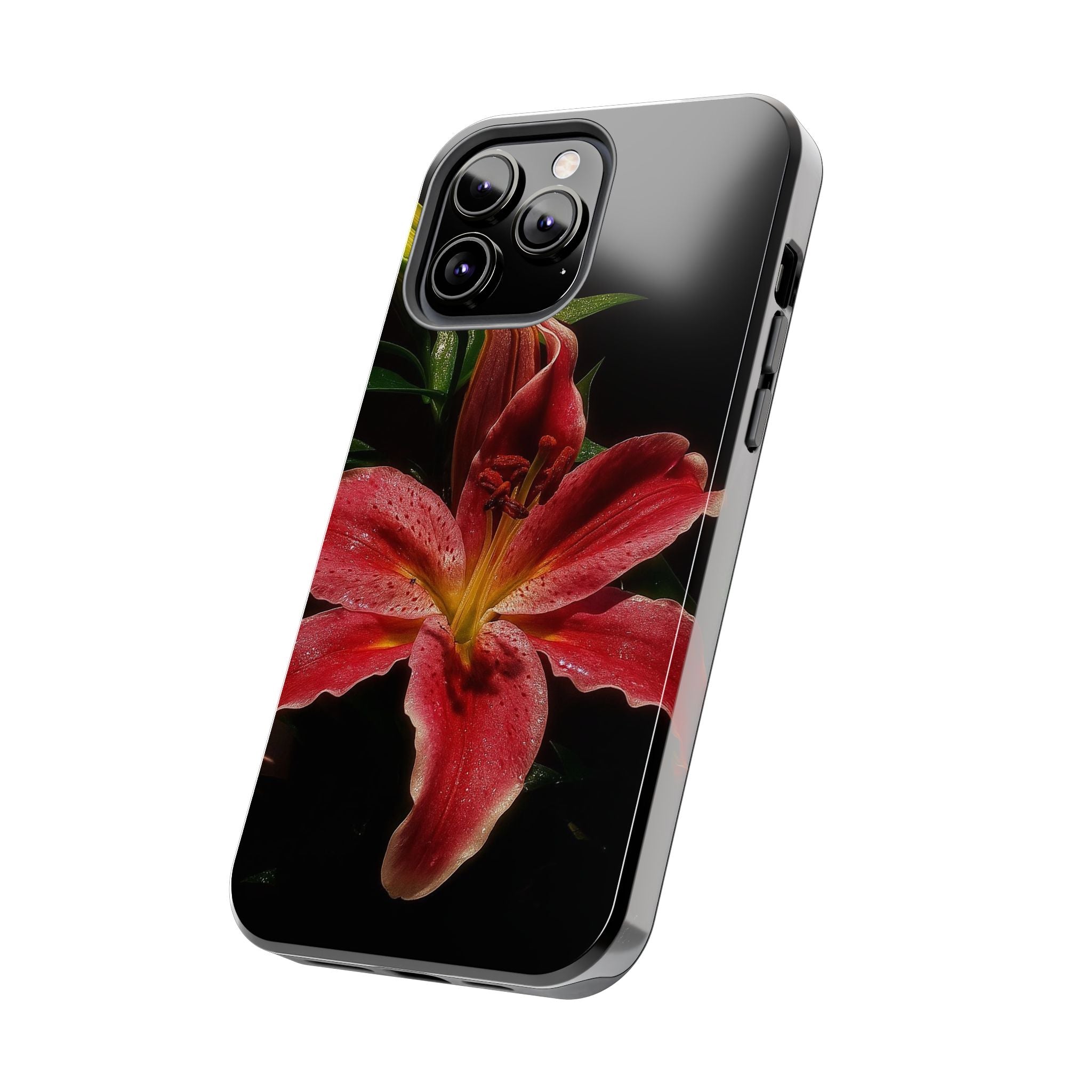 Red Lily Flower Phone Cases