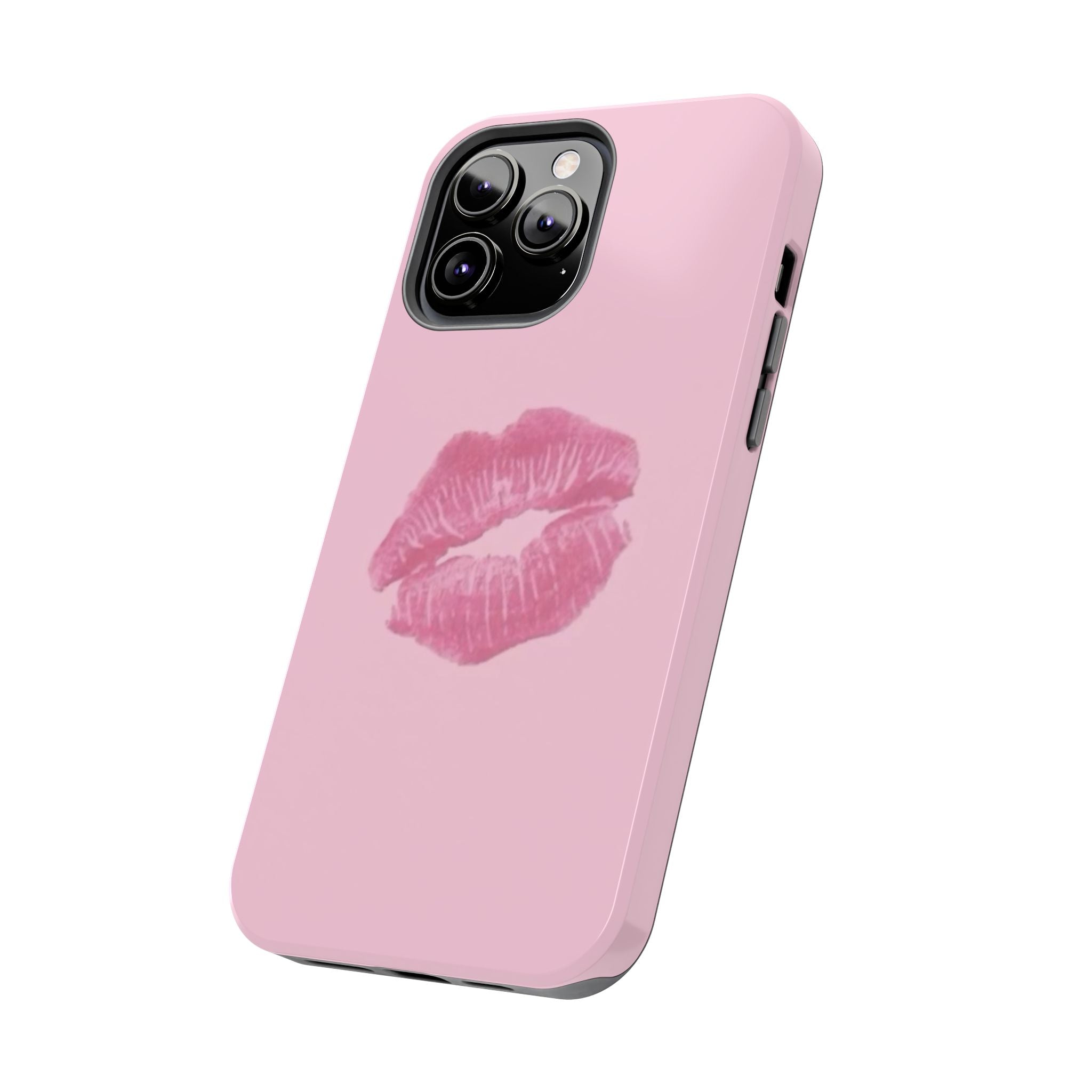 Pink Kissy Lips Phone Cases