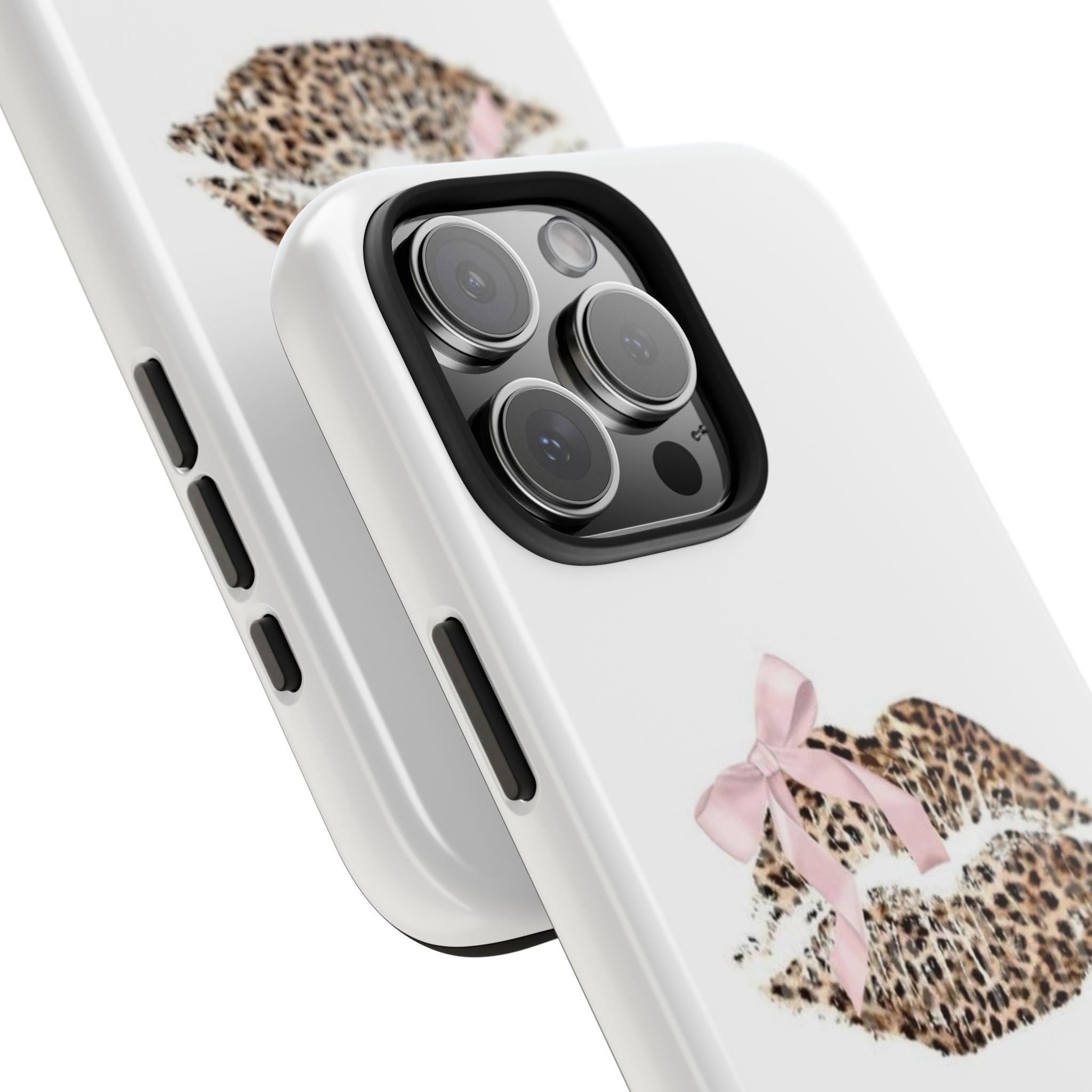 Leopard Kissy Lips Phone Cases