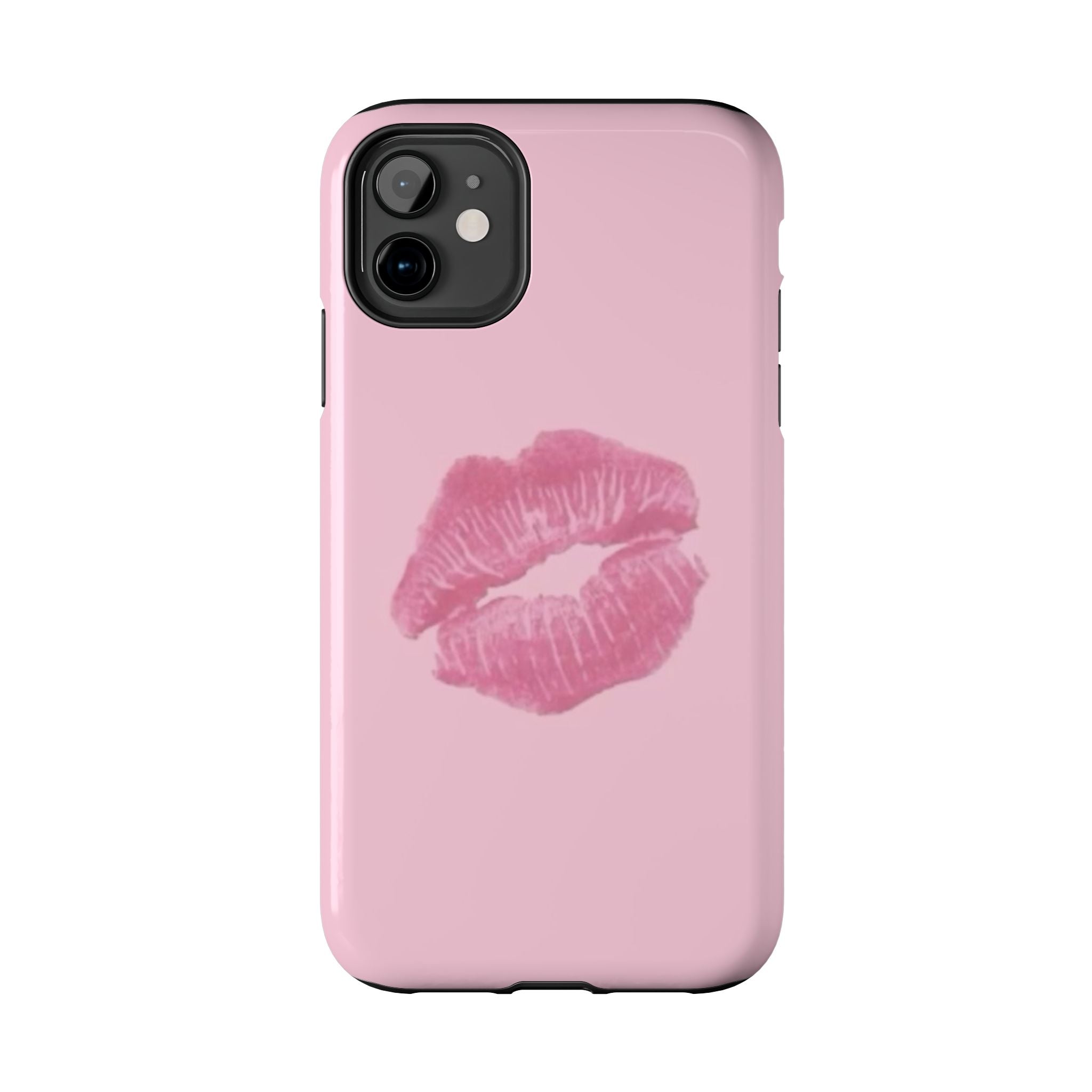 Pink Kissy Lips Phone Cases