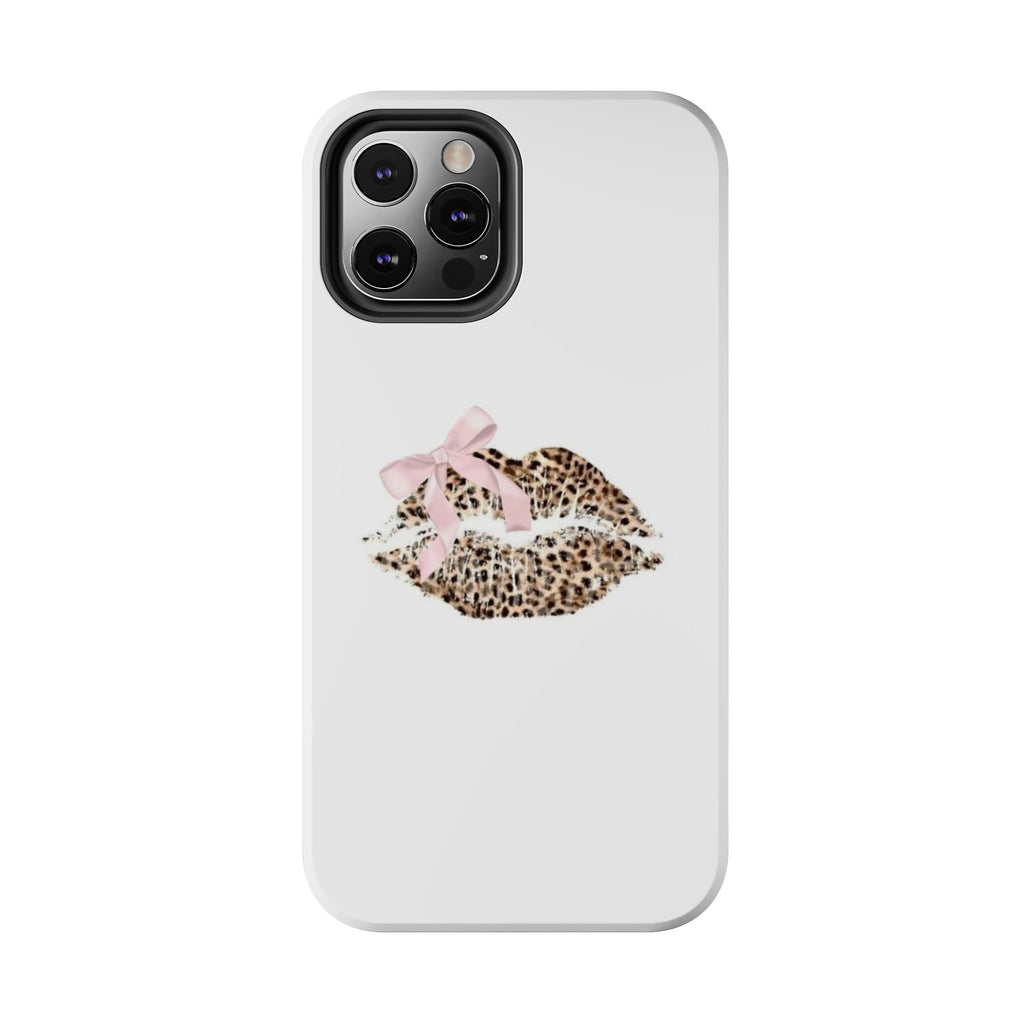 Leopard Kissy Lips Phone Cases