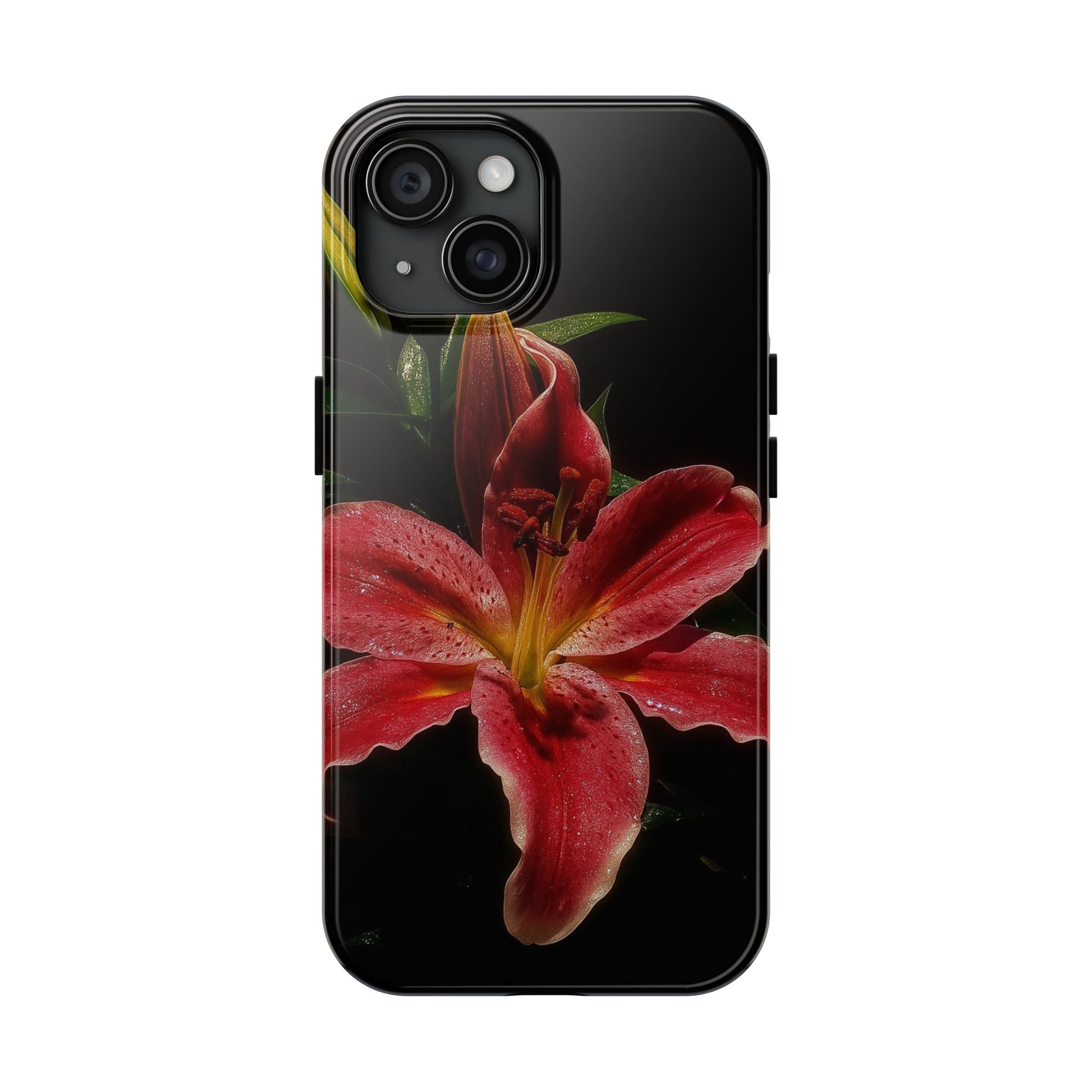Red Lily Flower Phone Cases