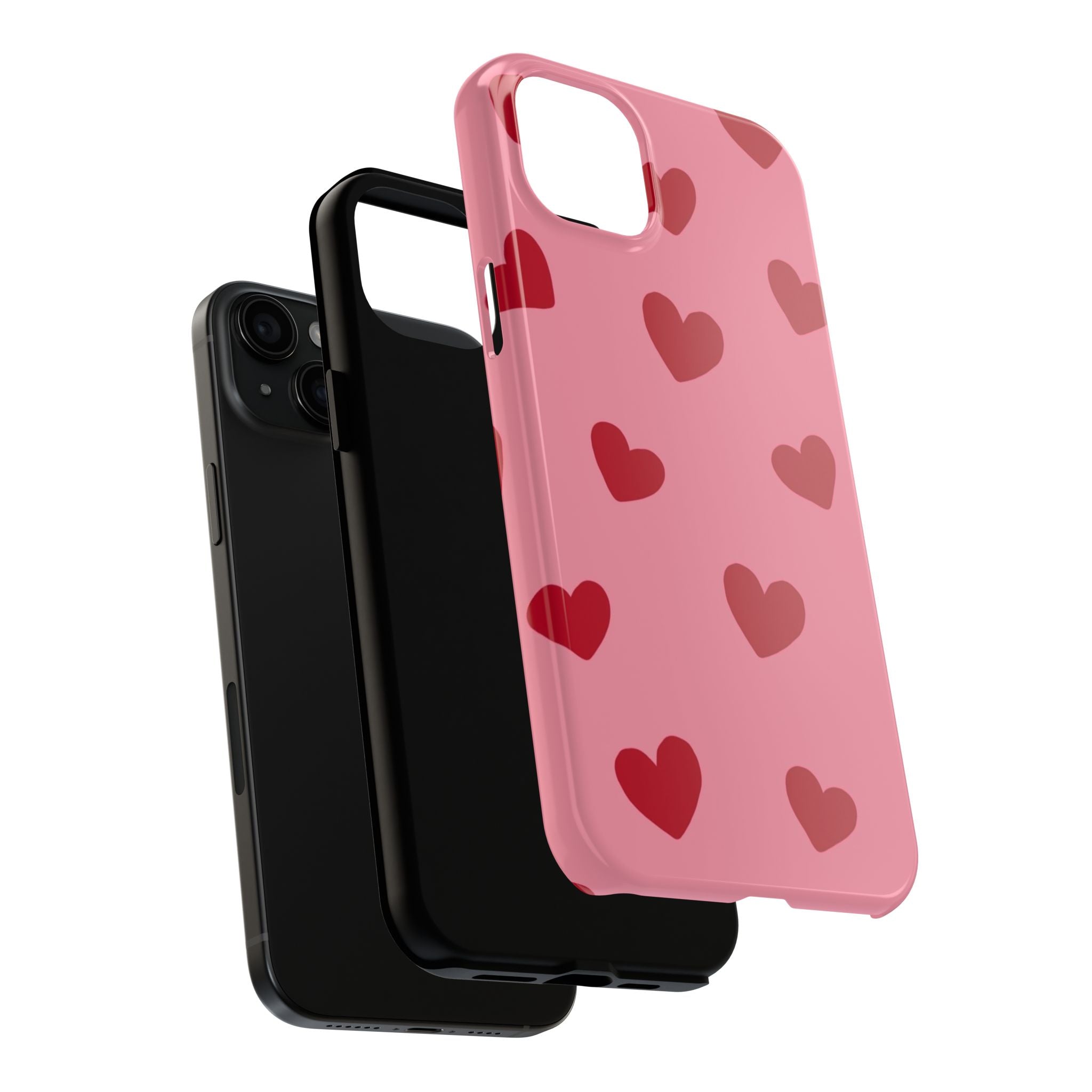 Red heart Phone Cases