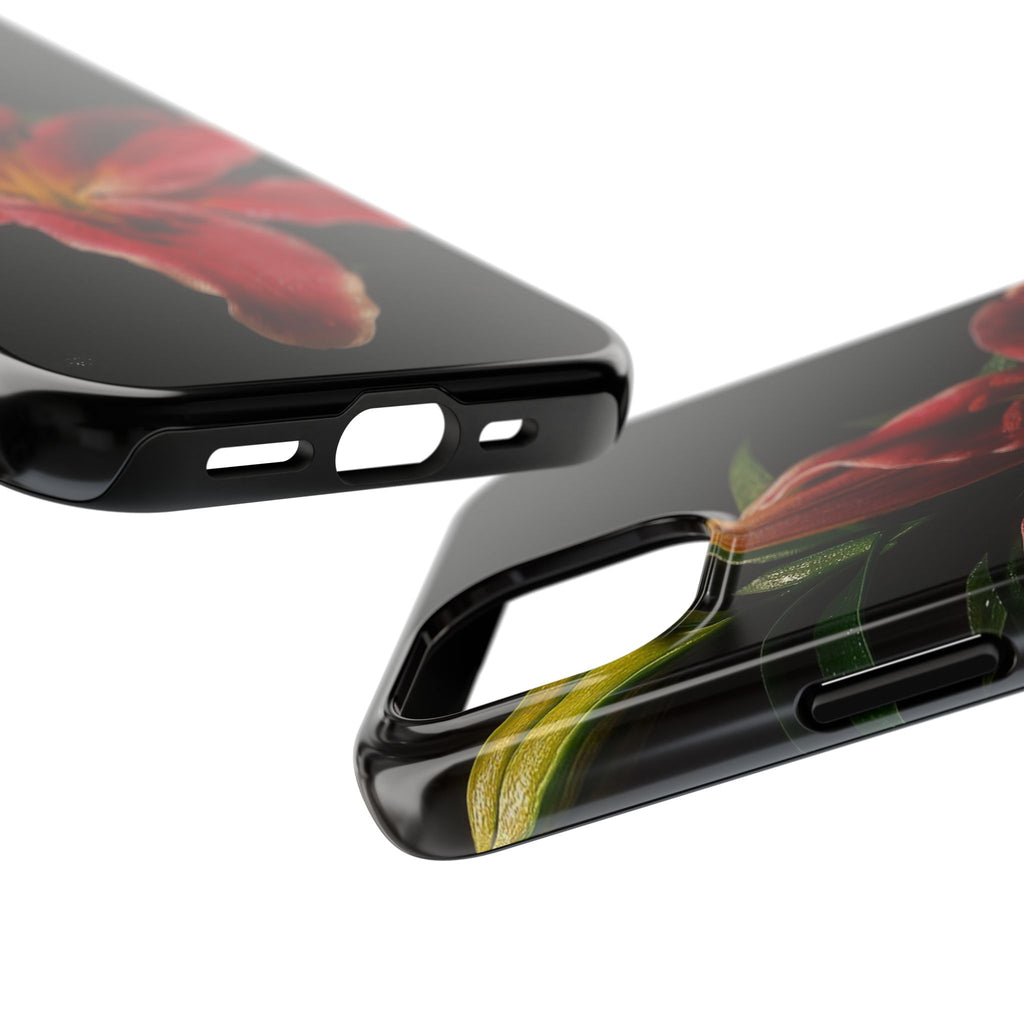 Red Lily Flower Phone Cases