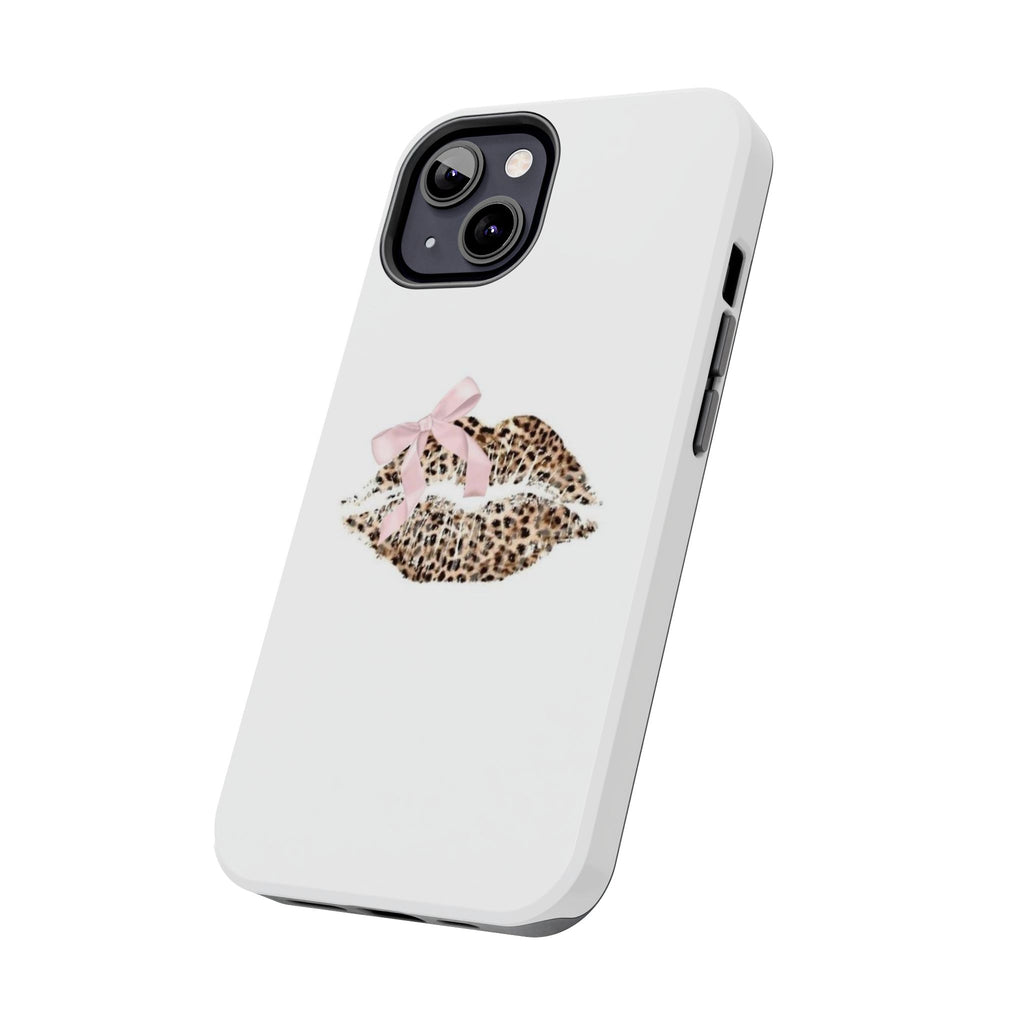 Leopard Kissy Lips Phone Cases