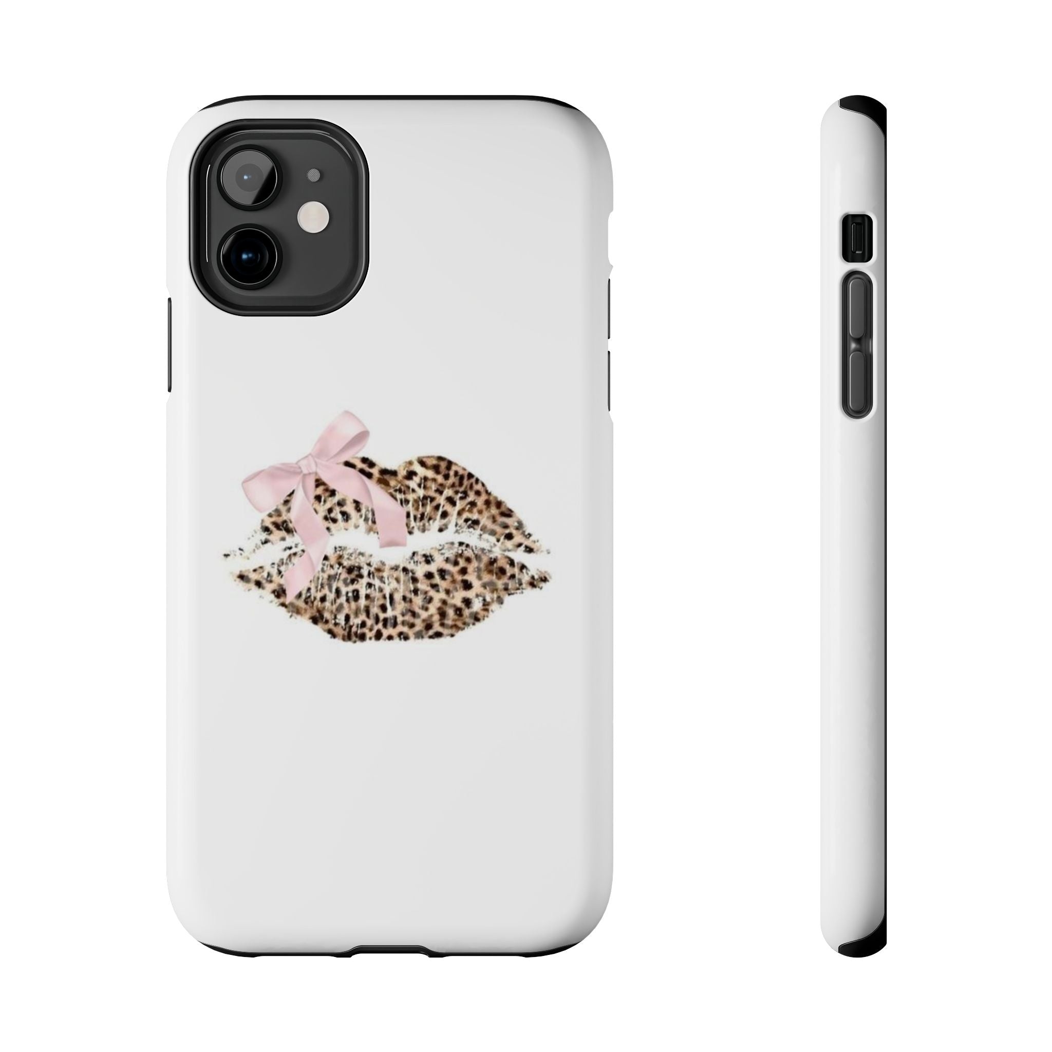 Leopard Kissy Lips Phone Cases