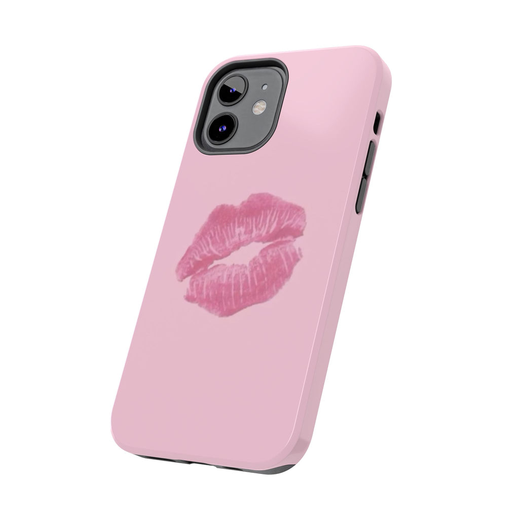 Pink Kissy Lips Phone Cases