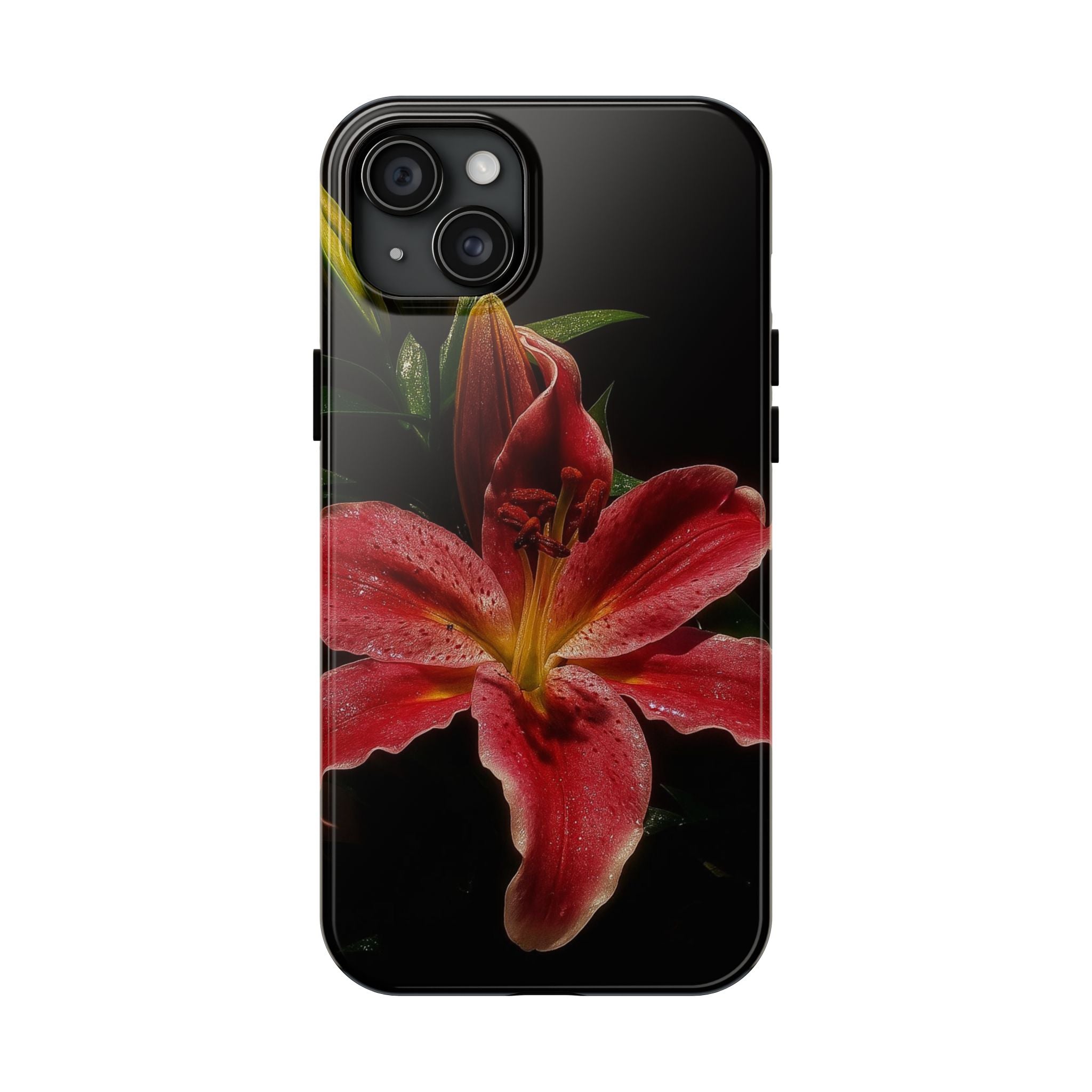 Red Lily Flower Phone Cases