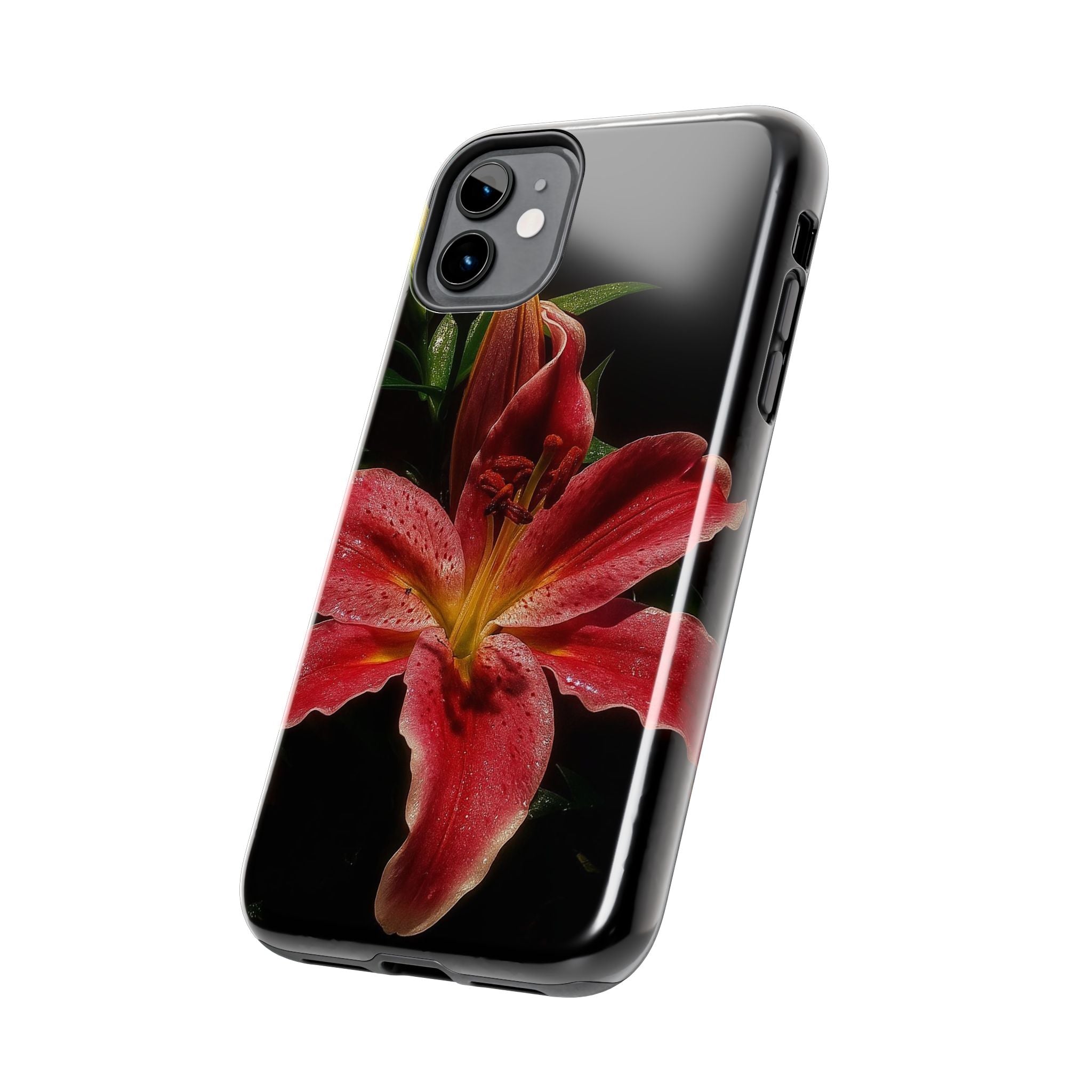 Red Lily Flower Phone Cases