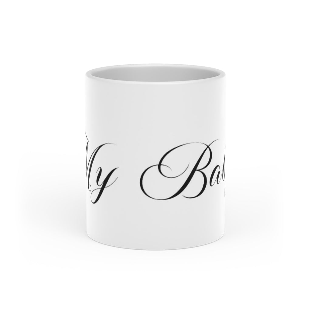 « My baby » Heart-Shaped Mug