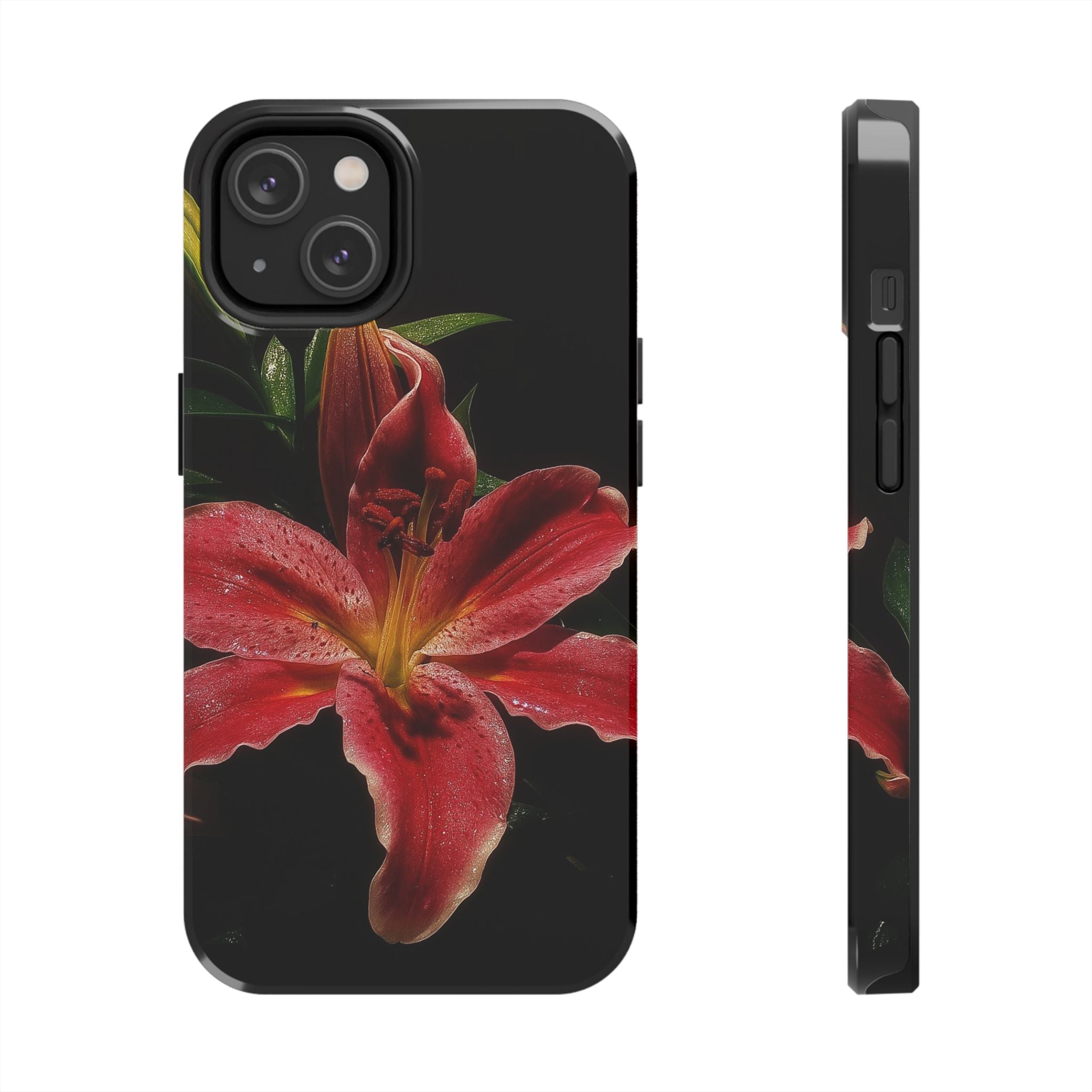 Red Lily Flower Phone Cases