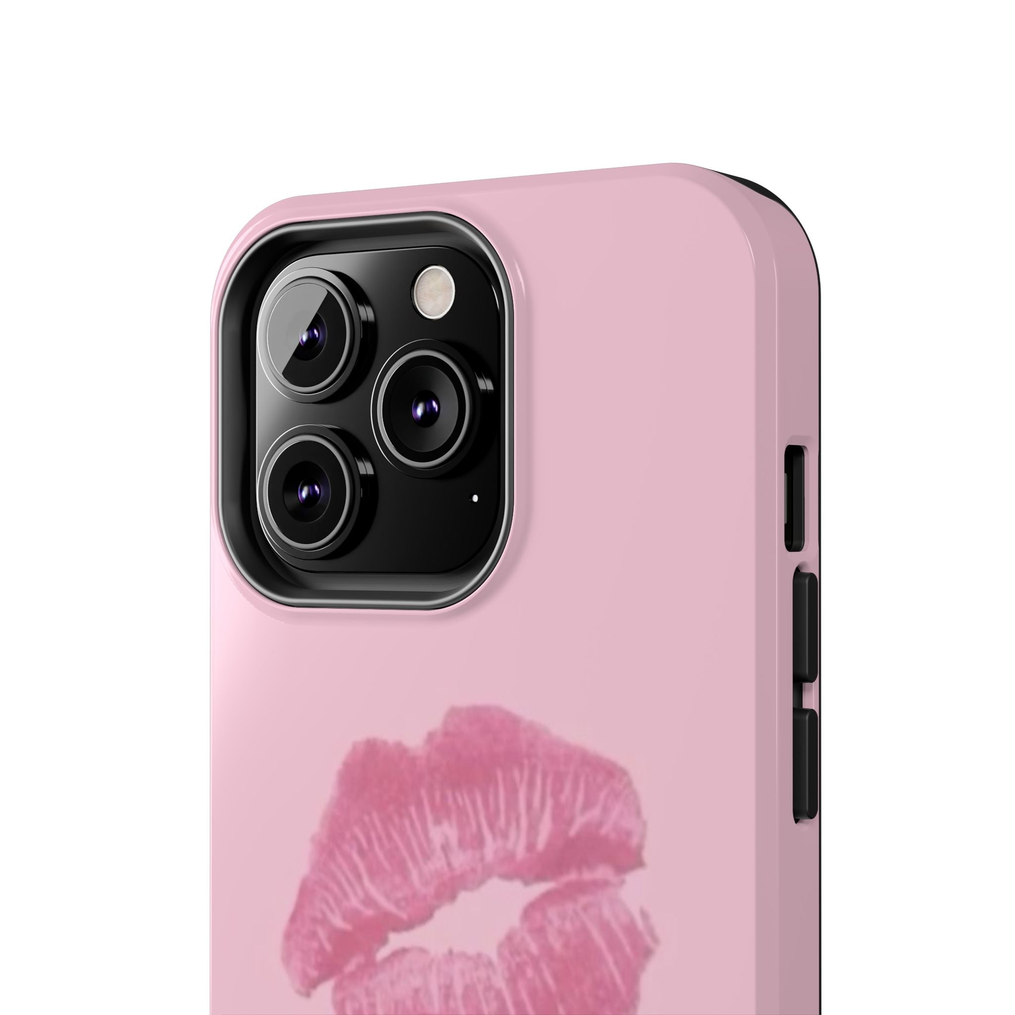 Pink Kissy Lips Phone Cases