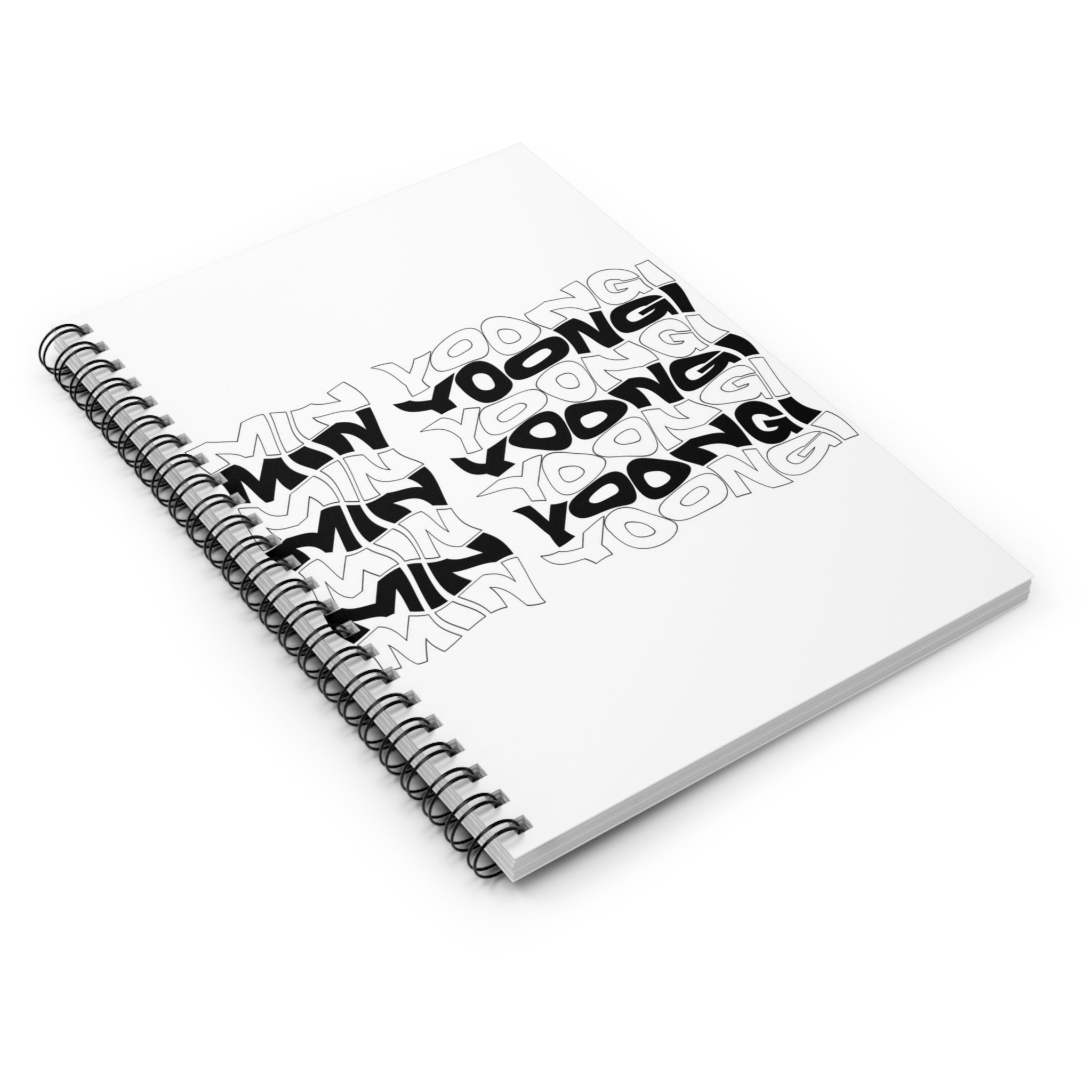 BTS Yoongi Spiral Notebook