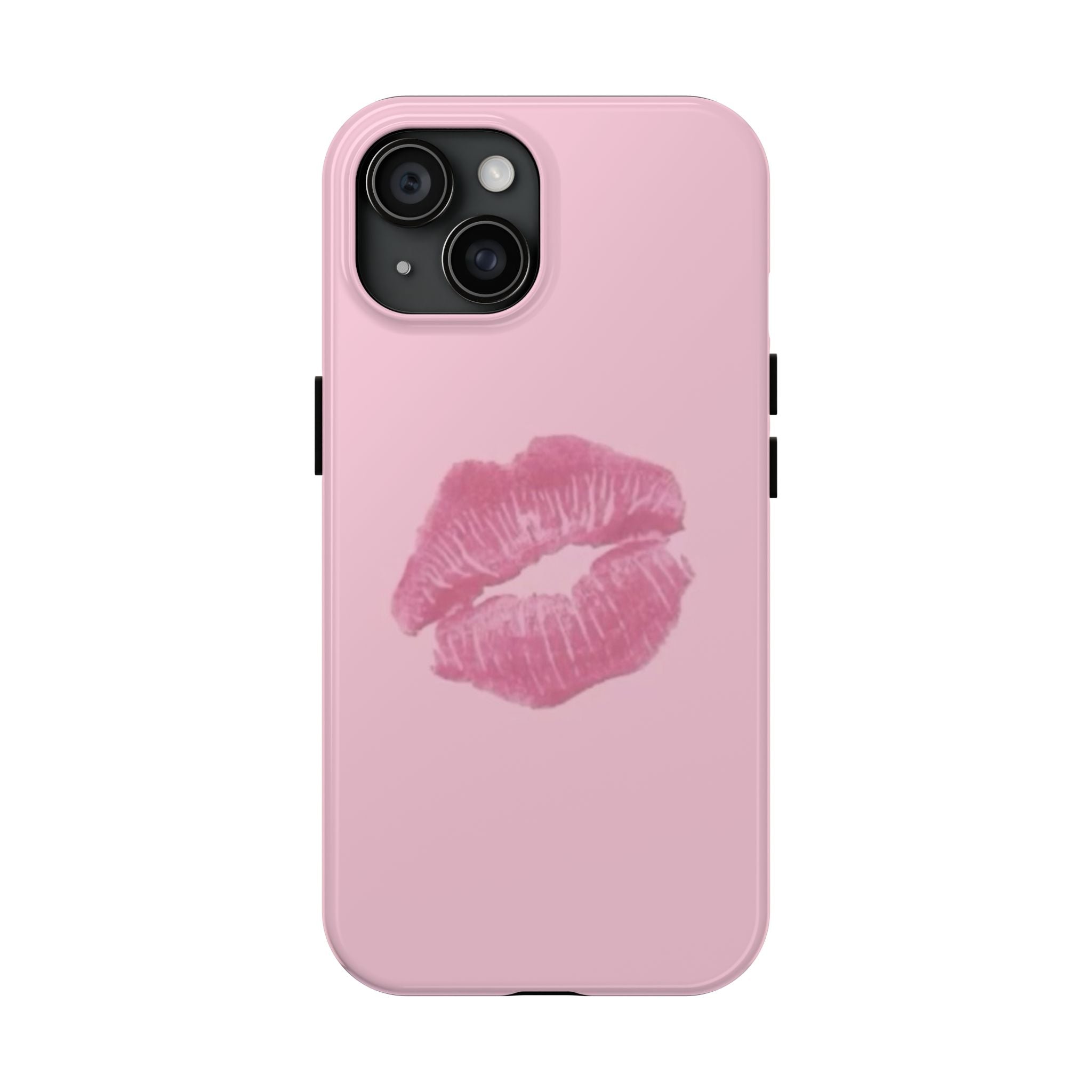 Pink Kissy Lips Phone Cases