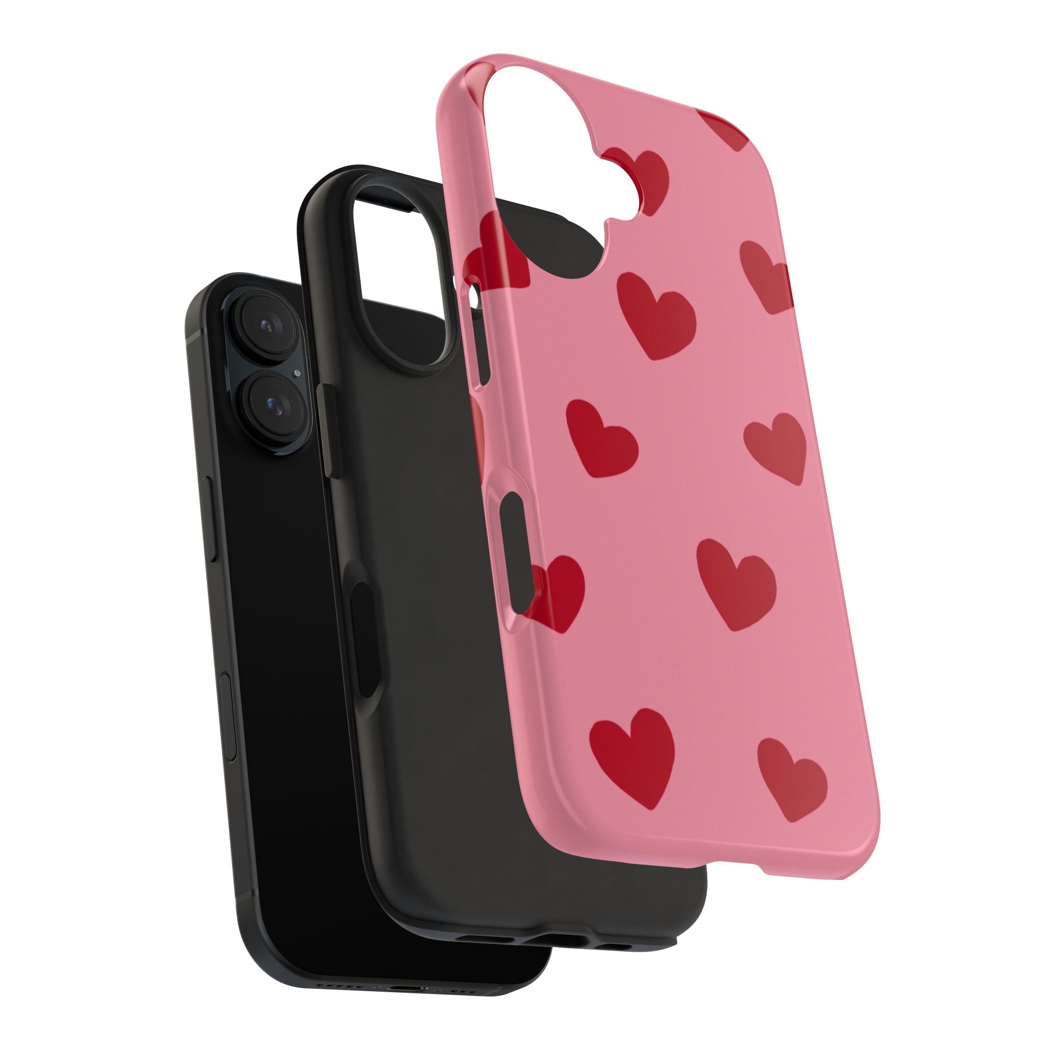Red heart Phone Cases
