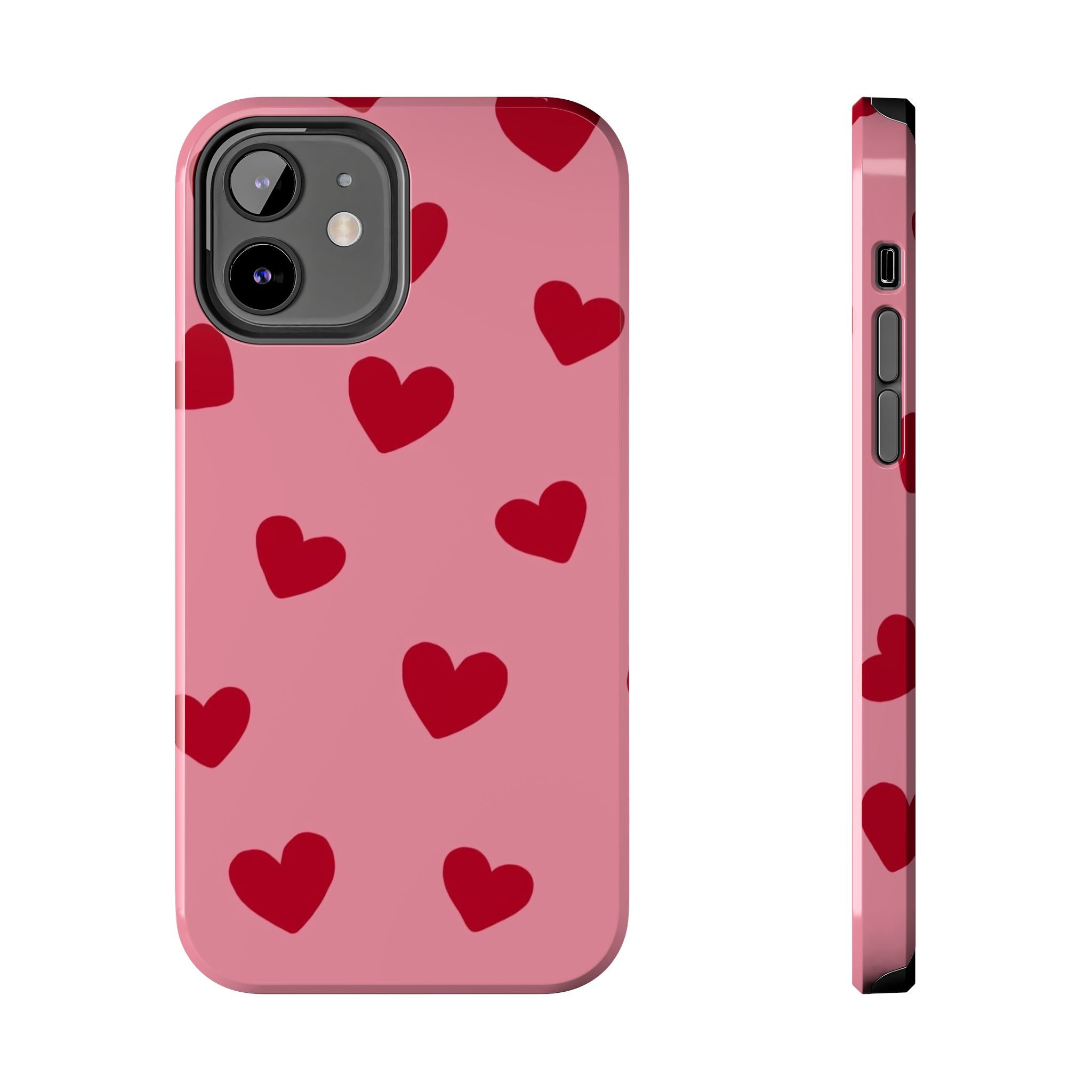 Red heart Phone Cases