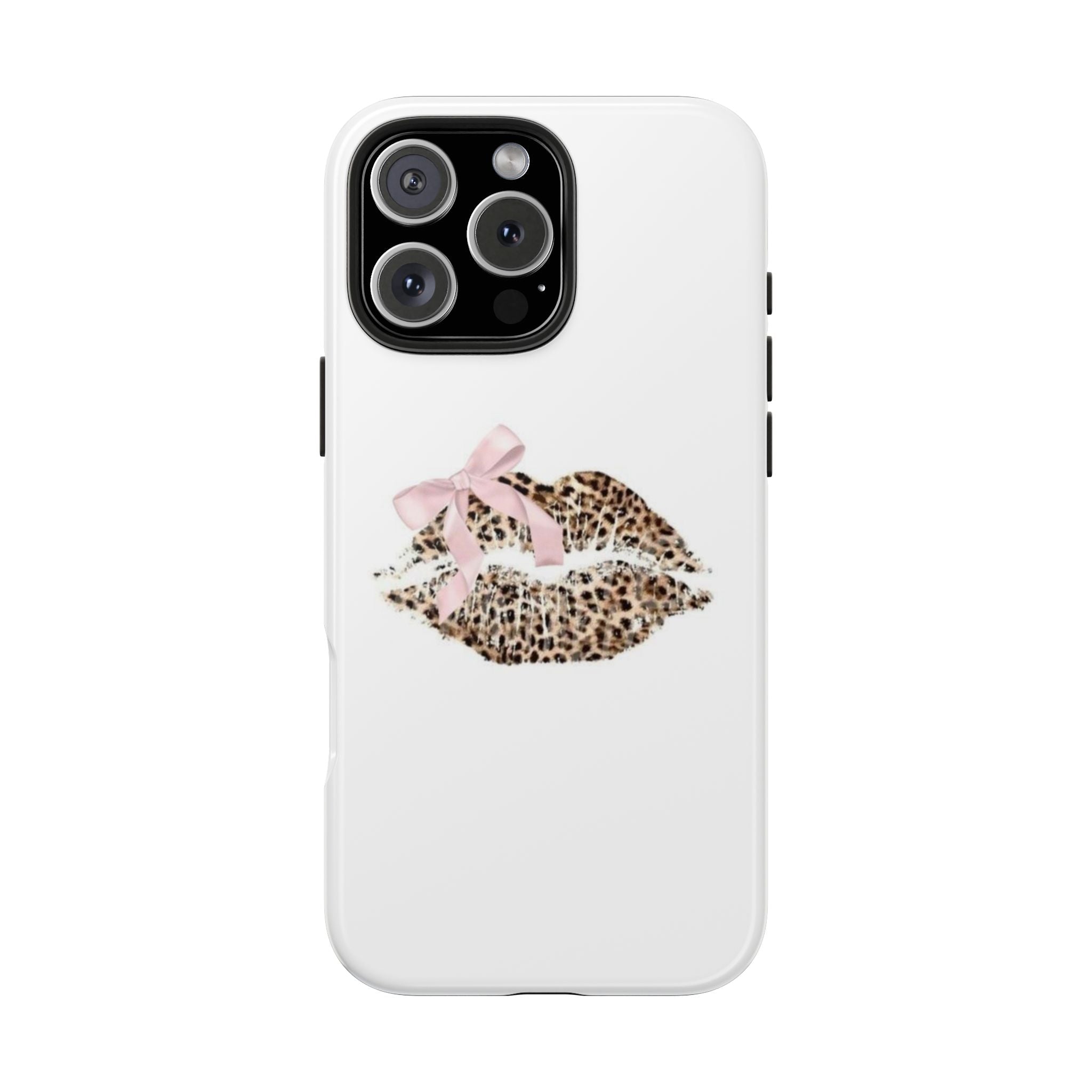 Leopard Kissy Lips Phone Cases