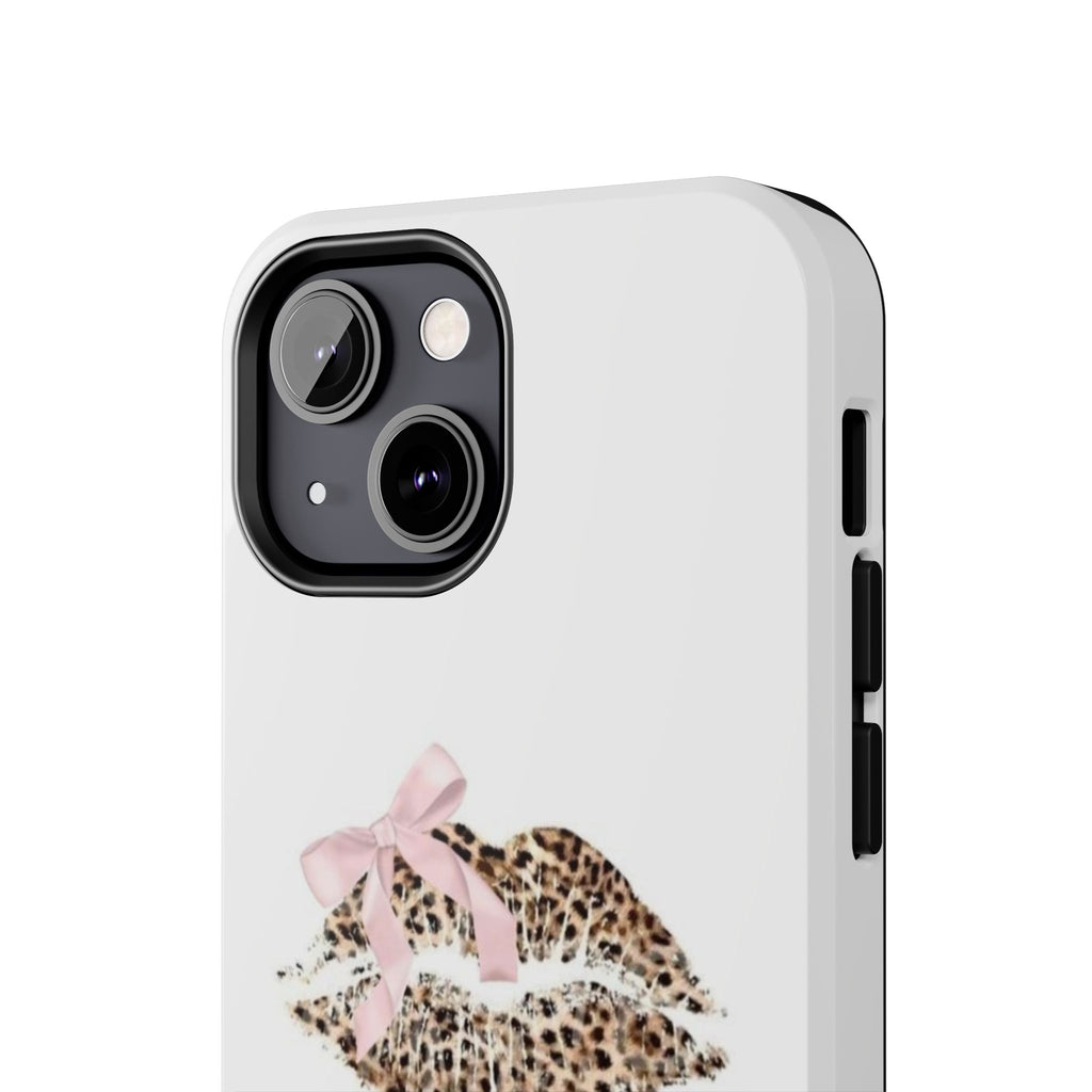 Leopard Kissy Lips Phone Cases