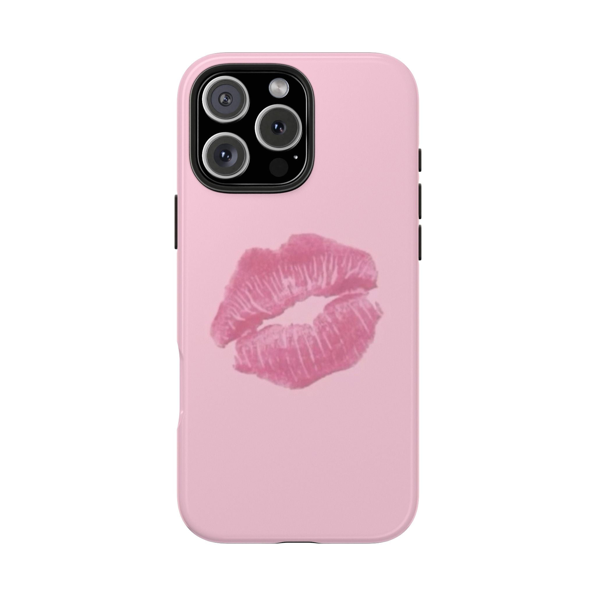 Pink Kissy Lips Phone Cases