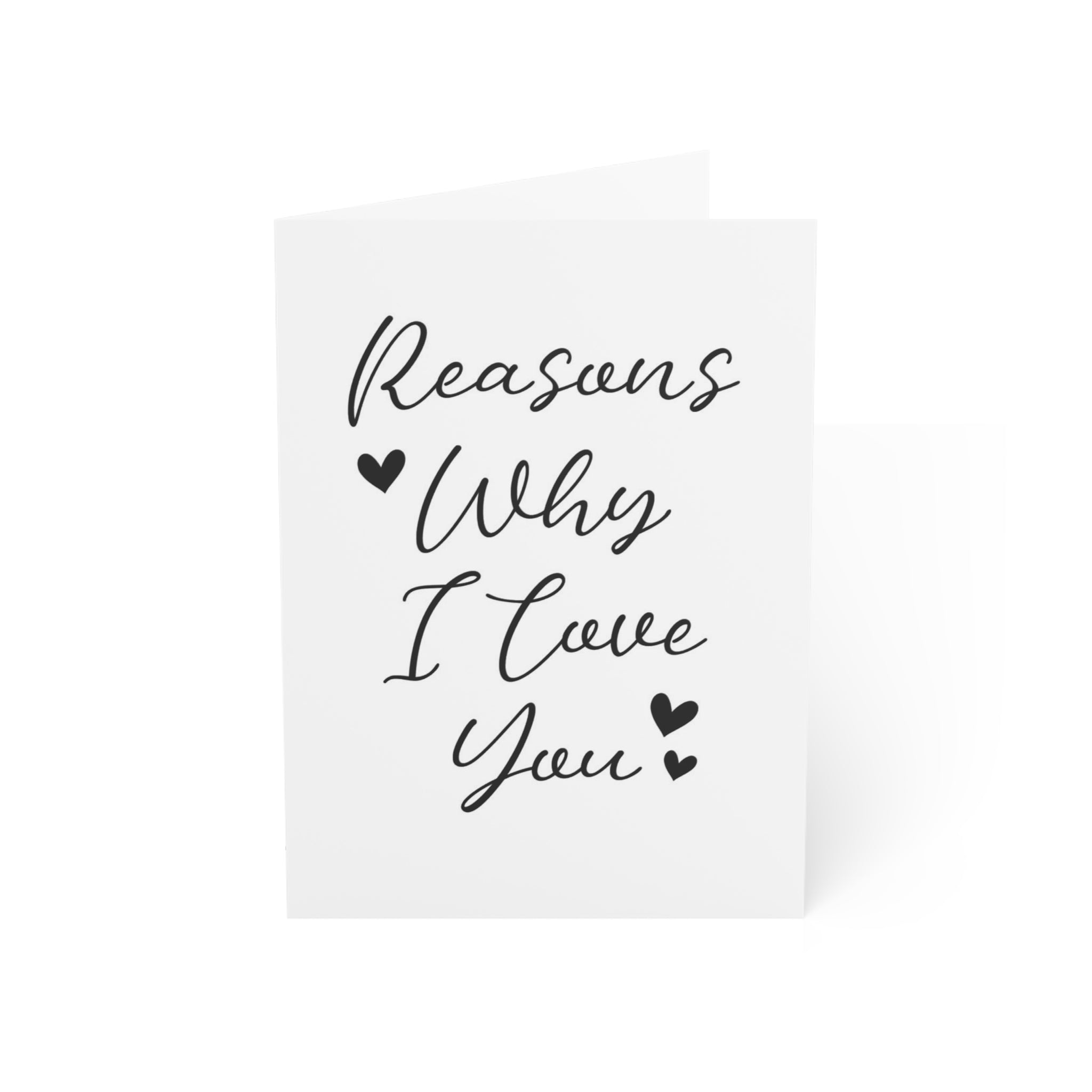 « Reasons Why I love you » Cards (1, 10, 30, and 50pcs)