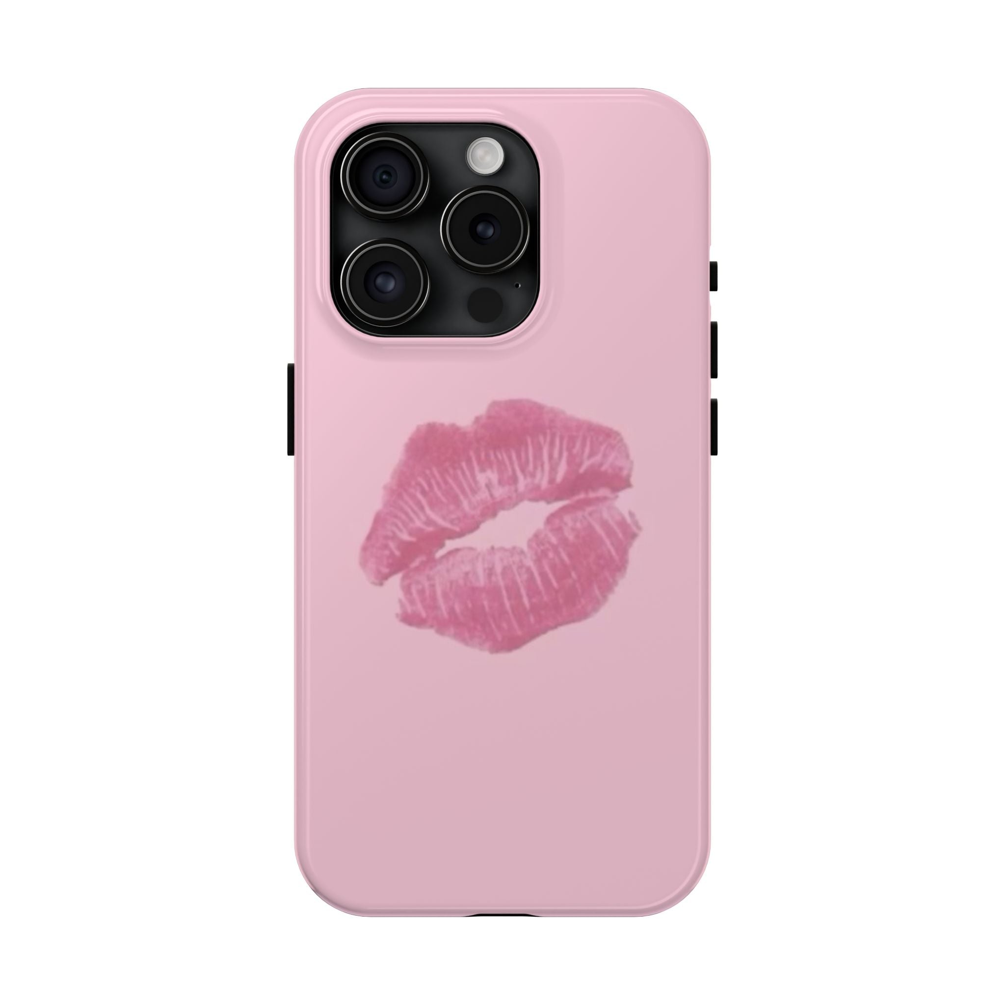 Pink Kissy Lips Phone Cases