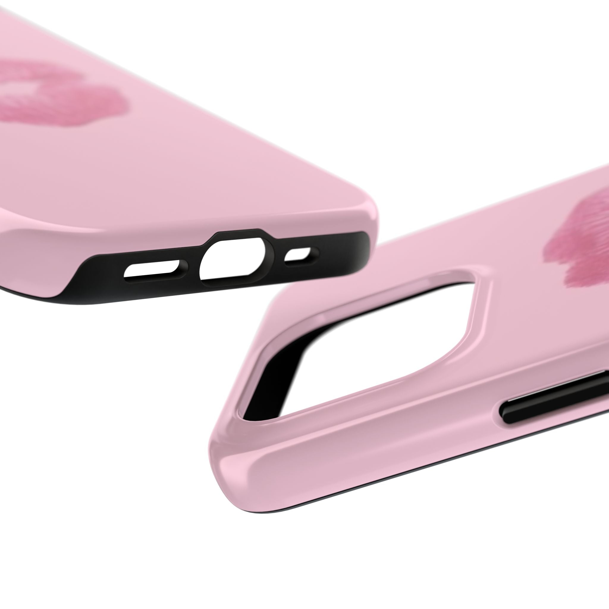 Pink Kissy Lips Phone Cases