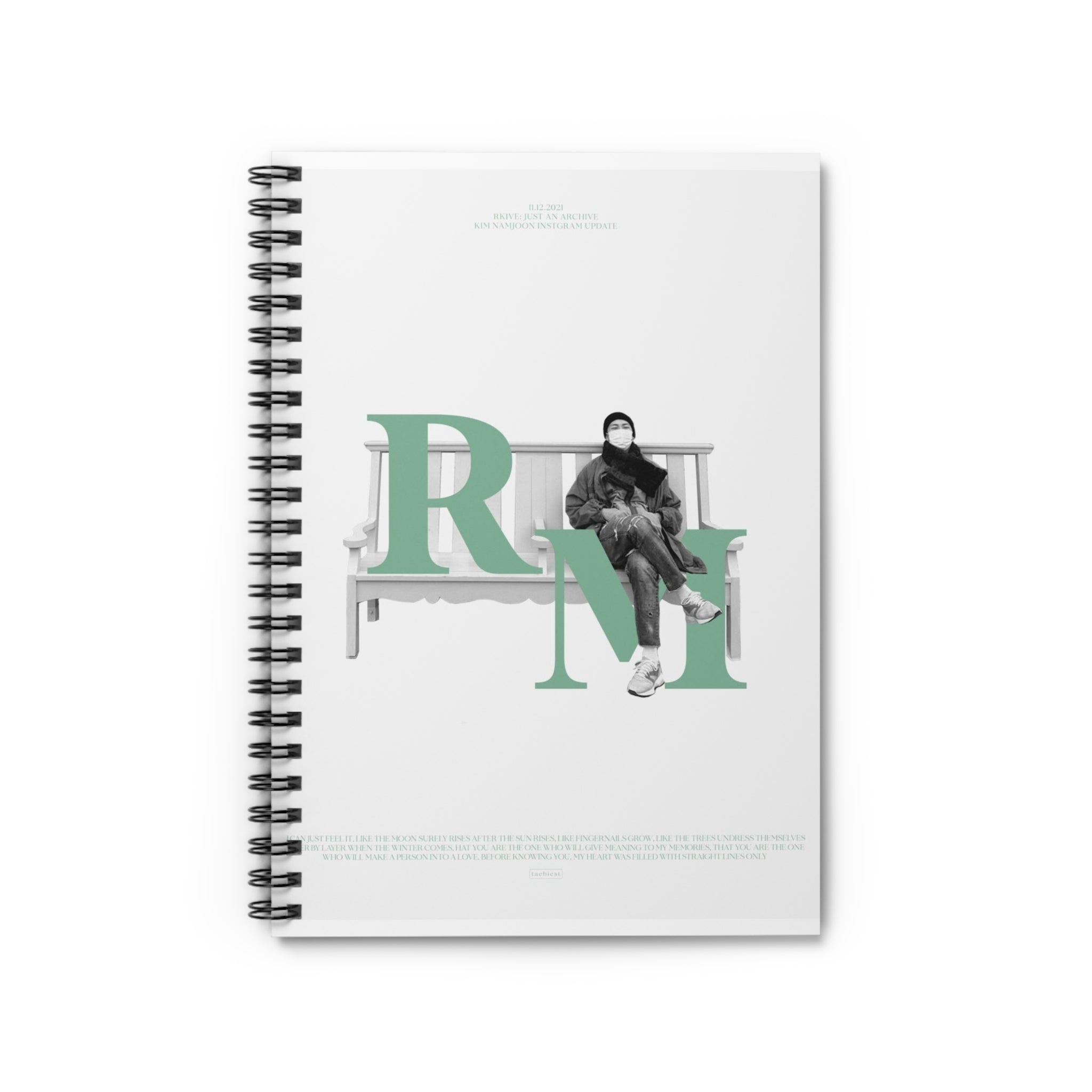 BTS Namjoon Notebook