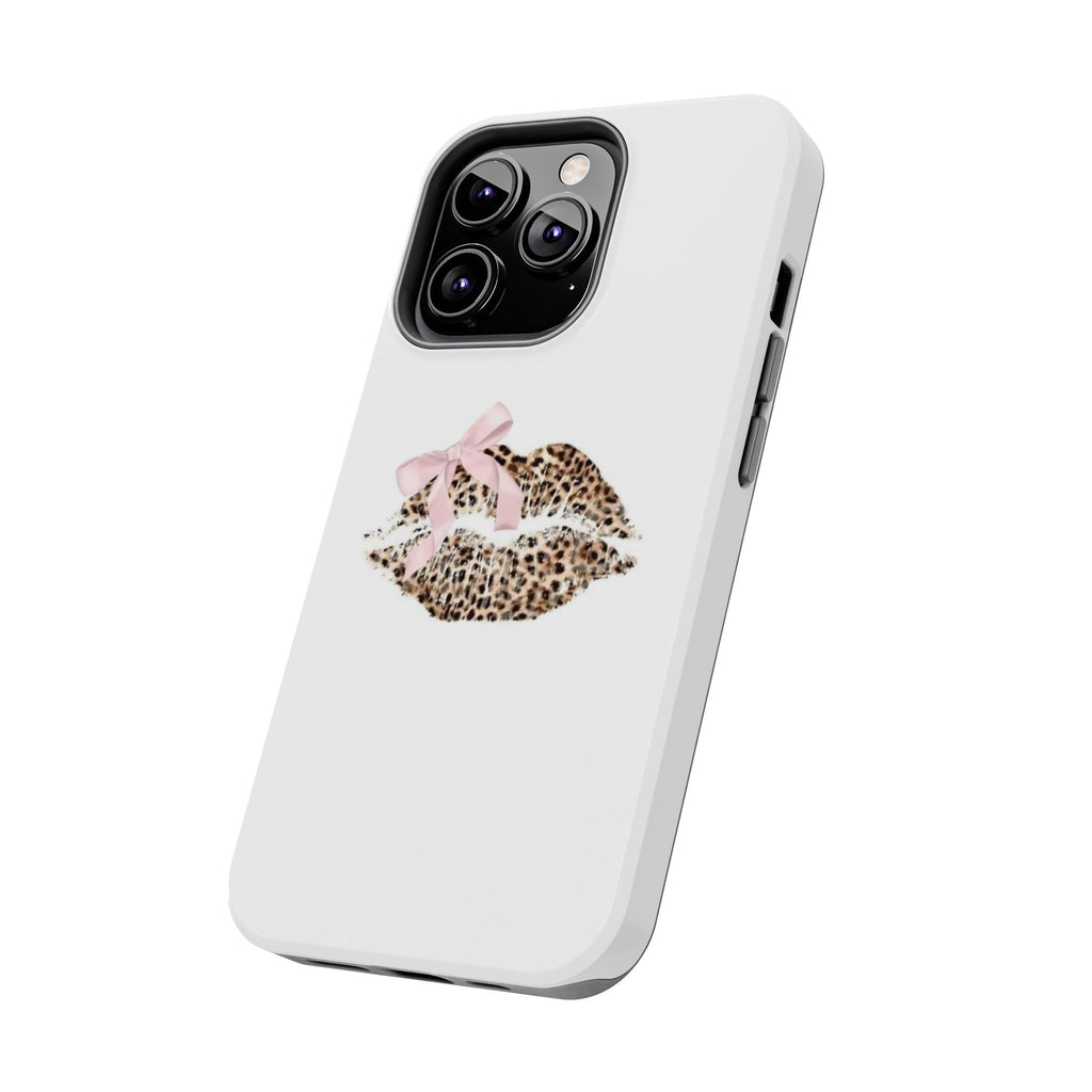 Leopard Kissy Lips Phone Cases