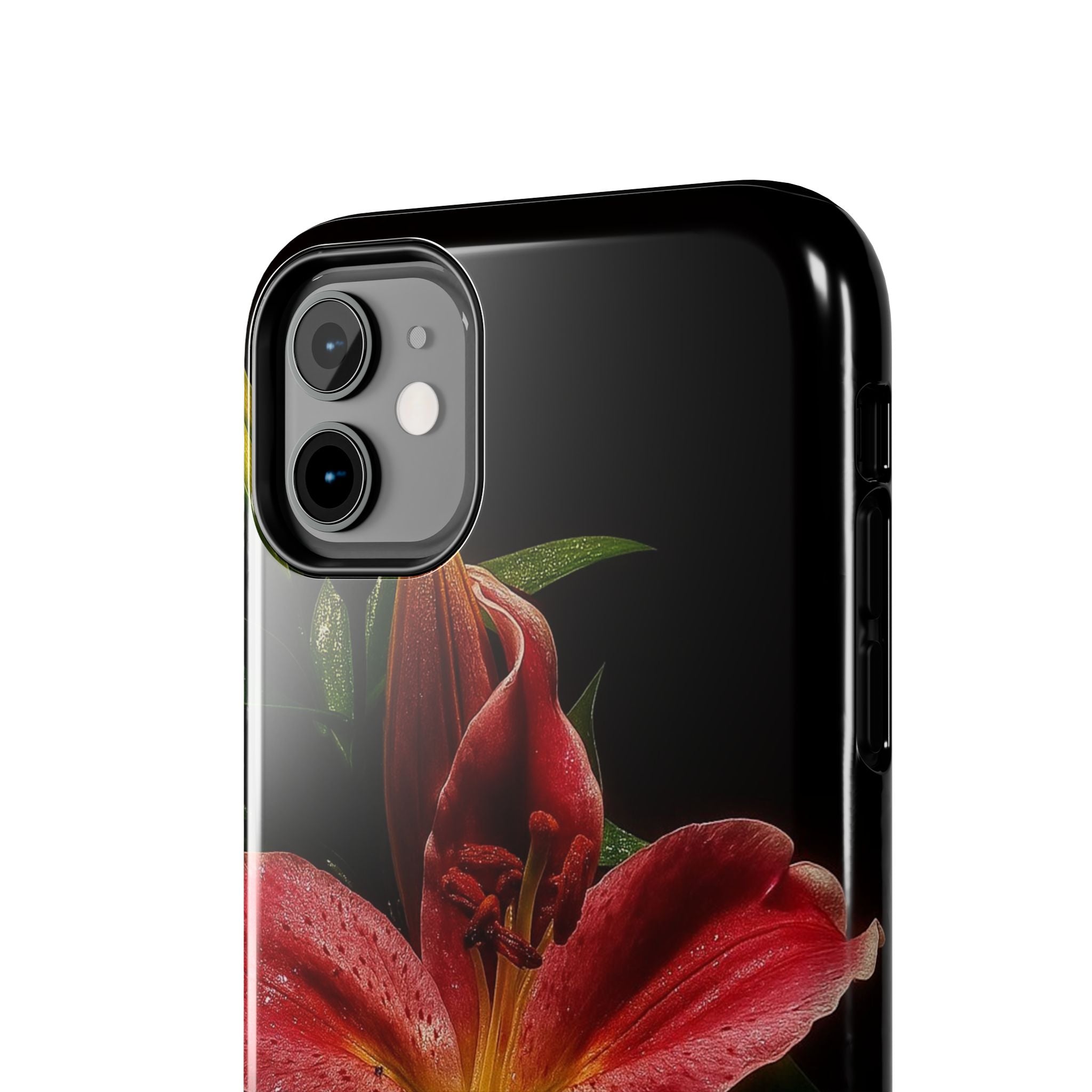 Red Lily Flower Phone Cases