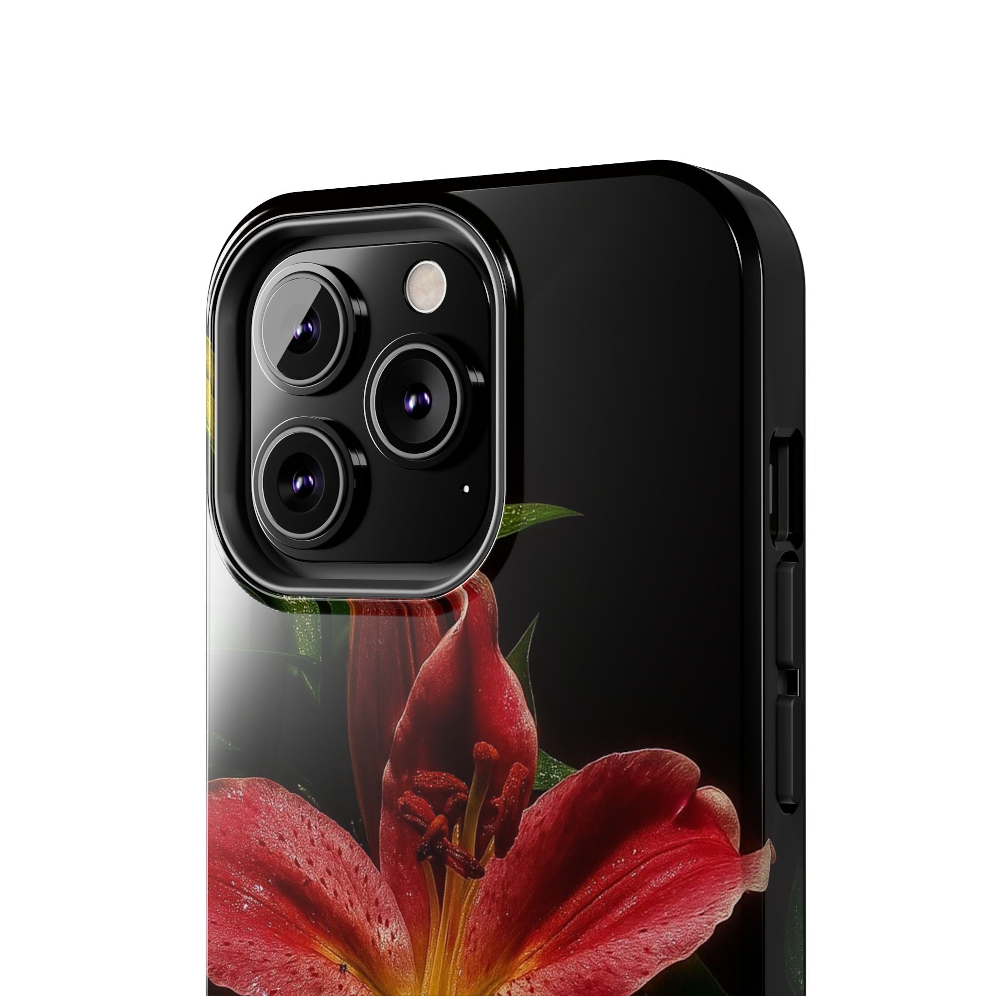 Red Lily Flower Phone Cases