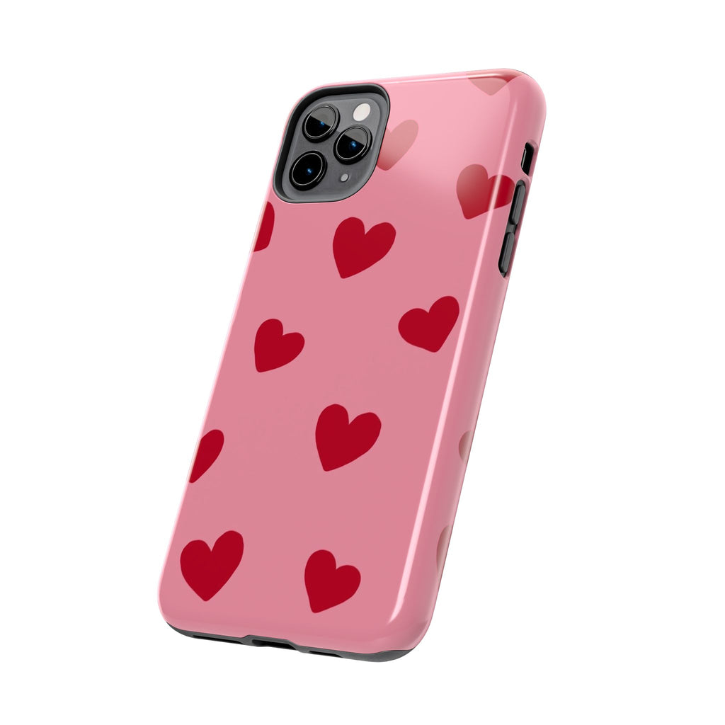 Red heart Phone Cases