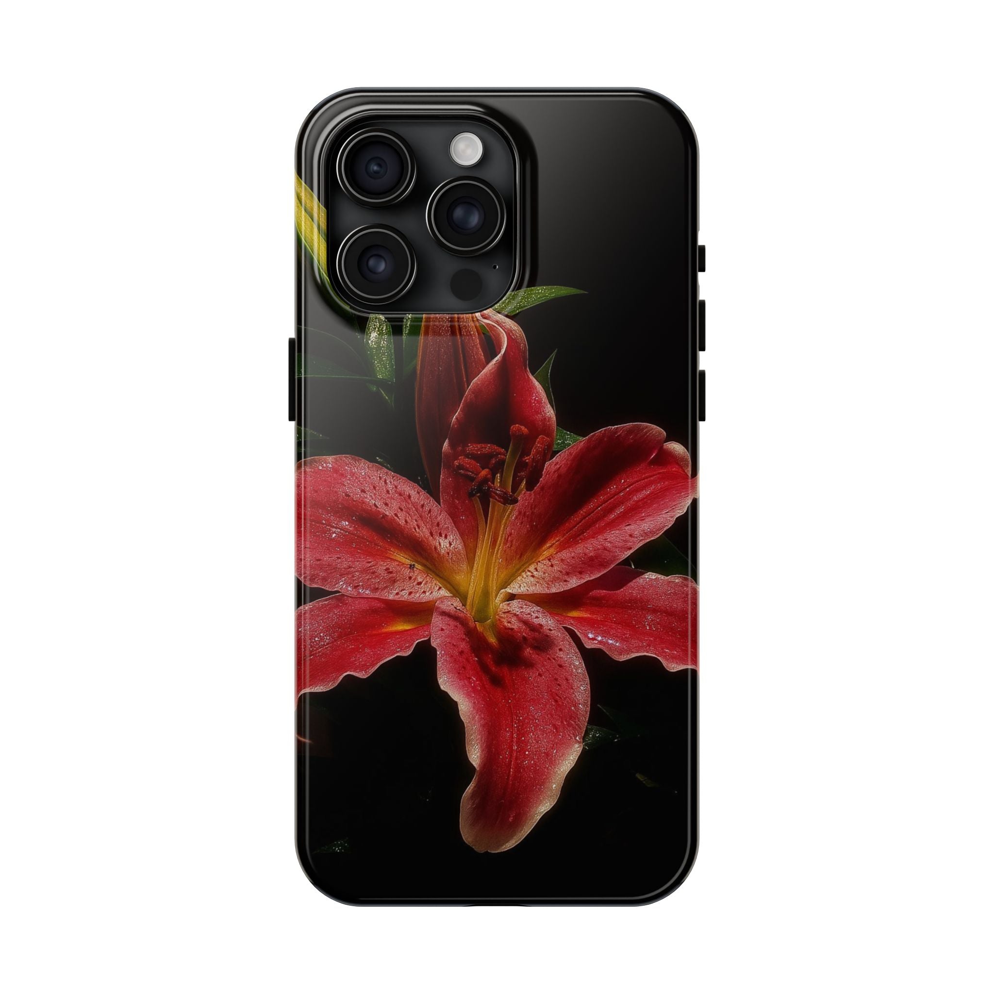 Red Lily Flower Phone Cases