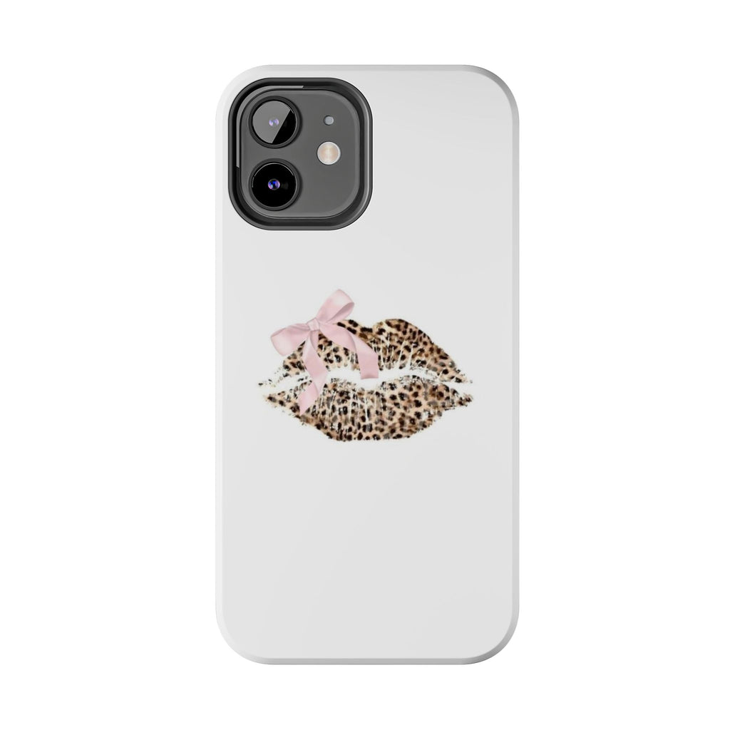 Leopard Kissy Lips Phone Cases