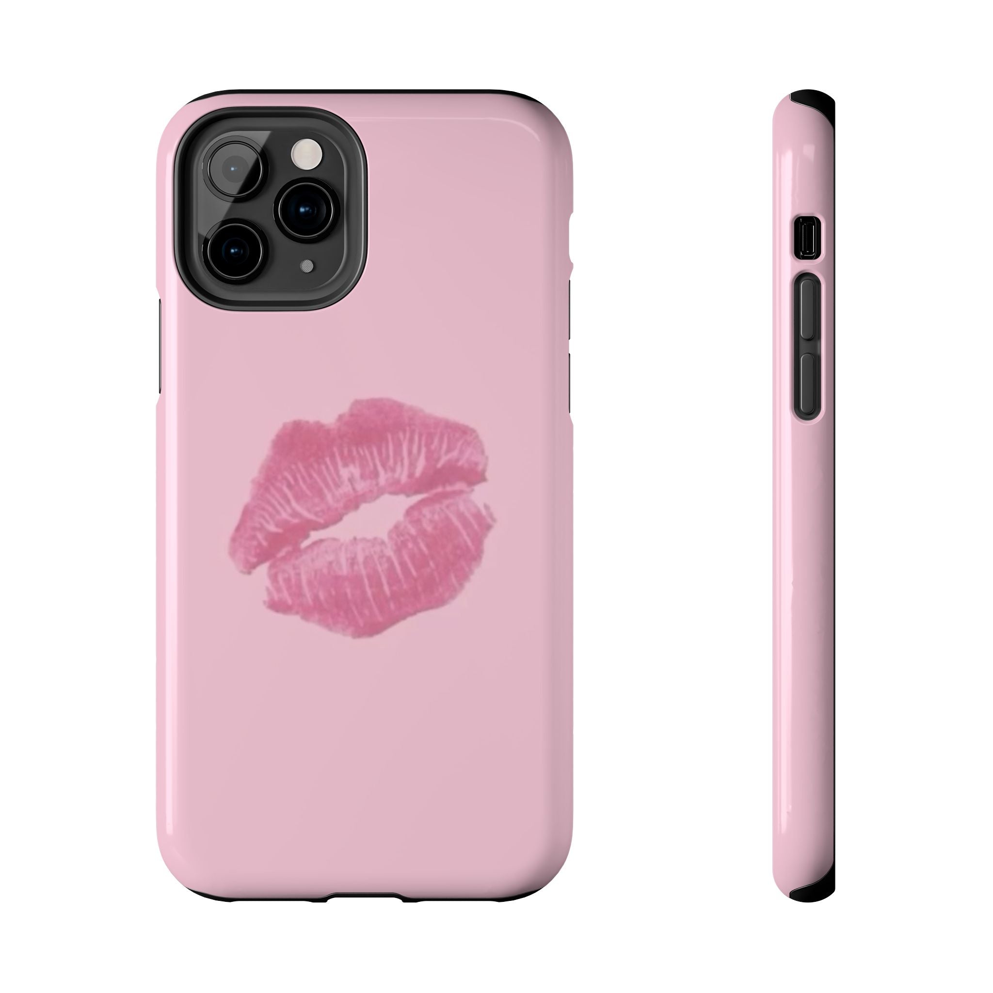 Pink Kissy Lips Phone Cases