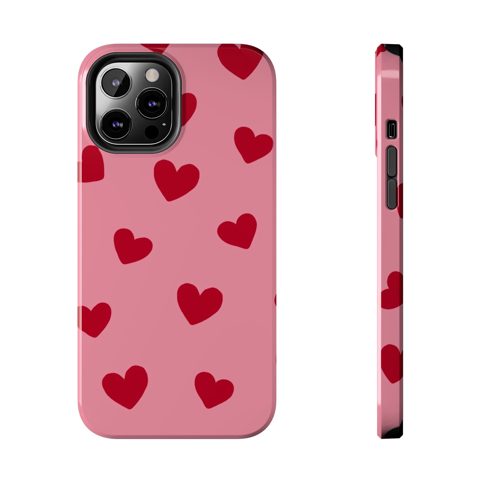 Red heart Phone Cases