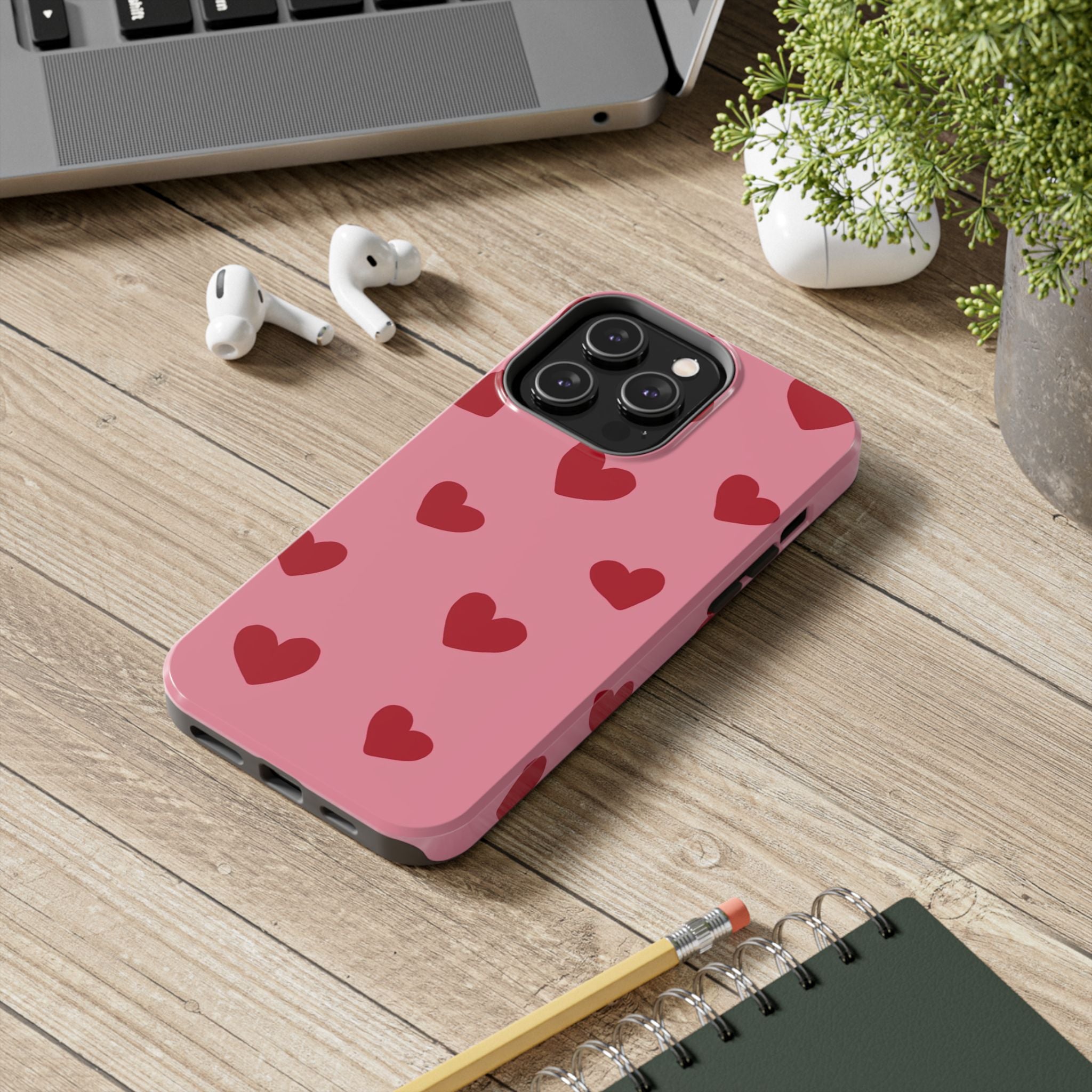 Red heart Phone Cases