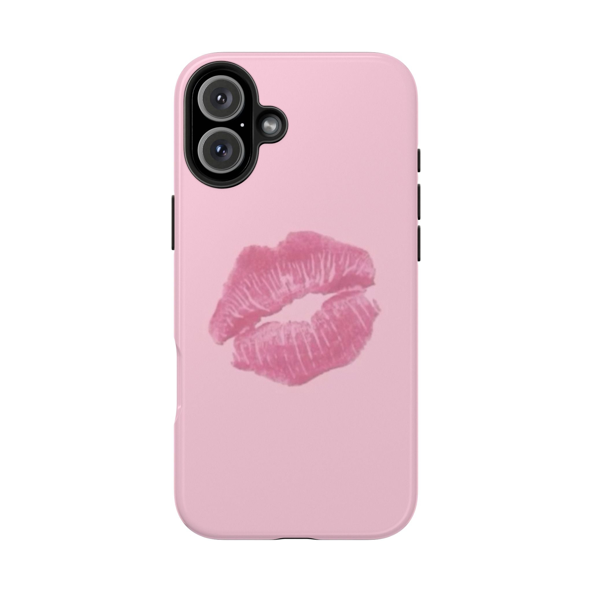 Pink Kissy Lips Phone Cases