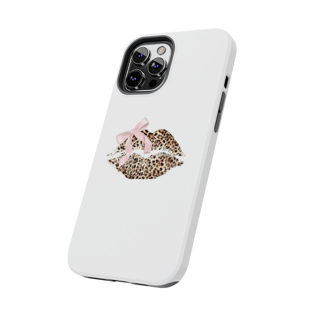 Leopard Kissy Lips Phone Cases