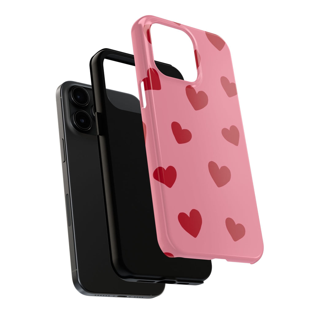 Red heart Phone Cases