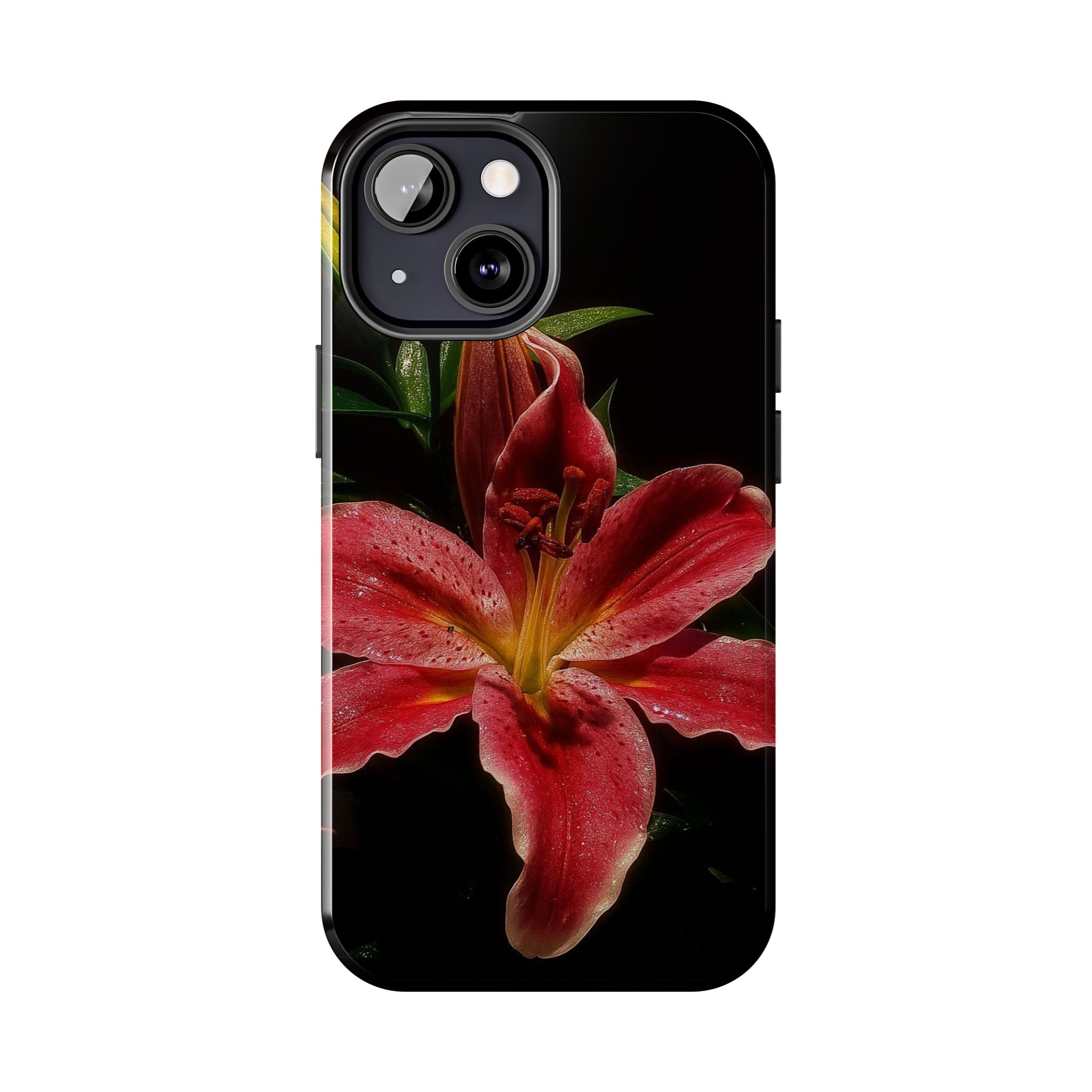 Red Lily Flower Phone Cases