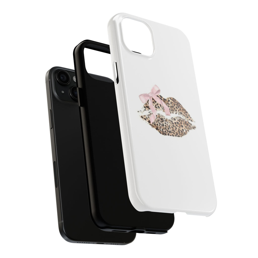 Leopard Kissy Lips Phone Cases