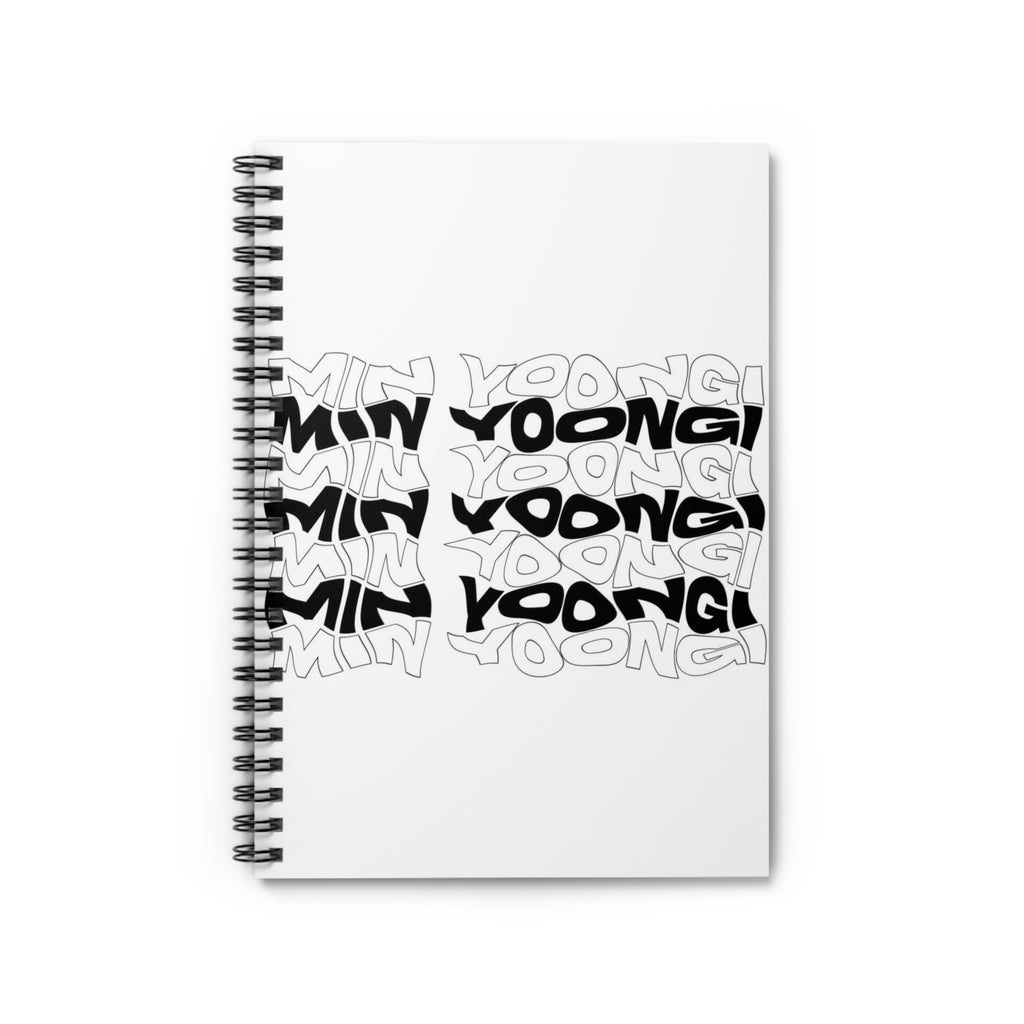 BTS Yoongi Spiral Notebook